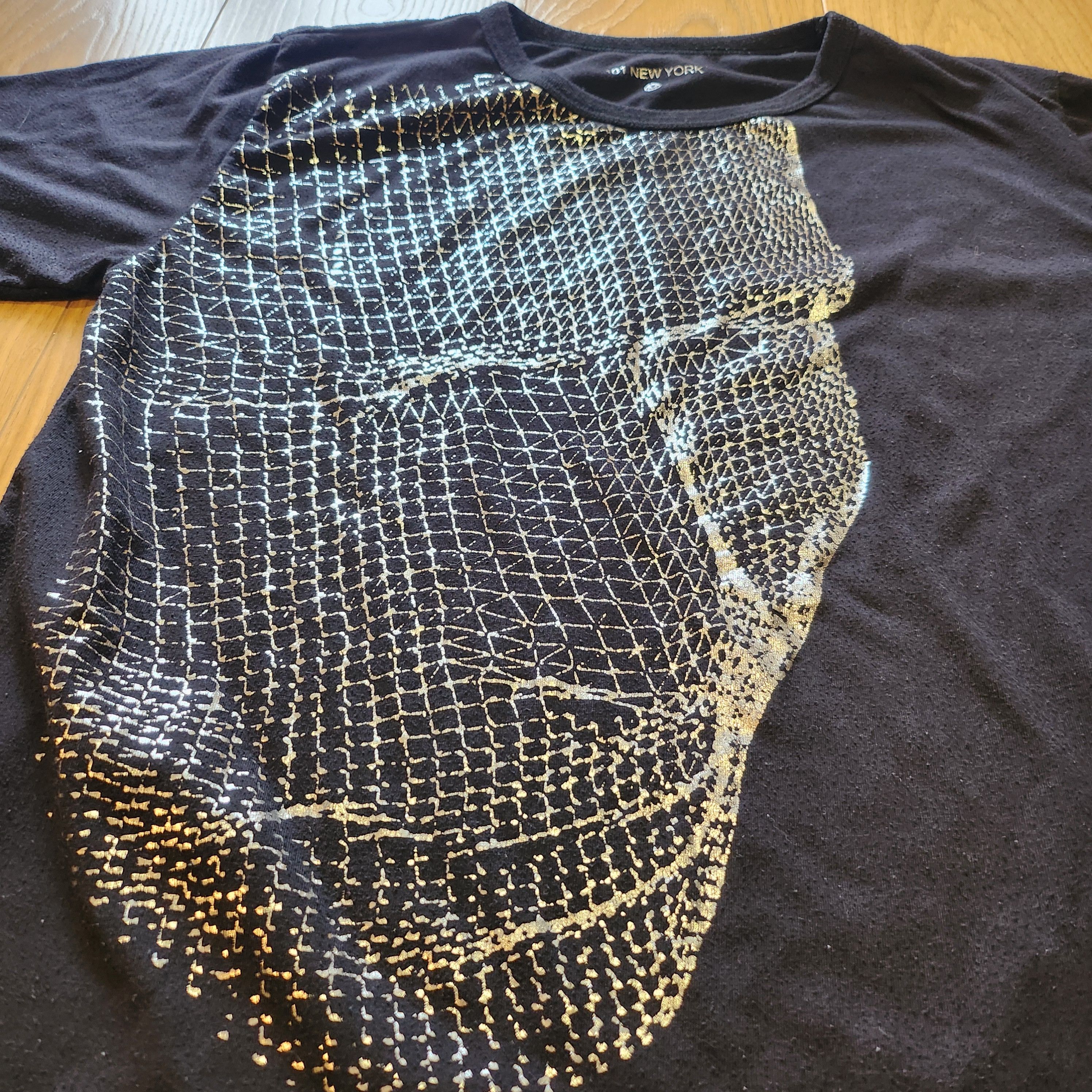 Vintage 3D face tshirt Size US M / EU 48-50 / 2 - 2 Thumbnail