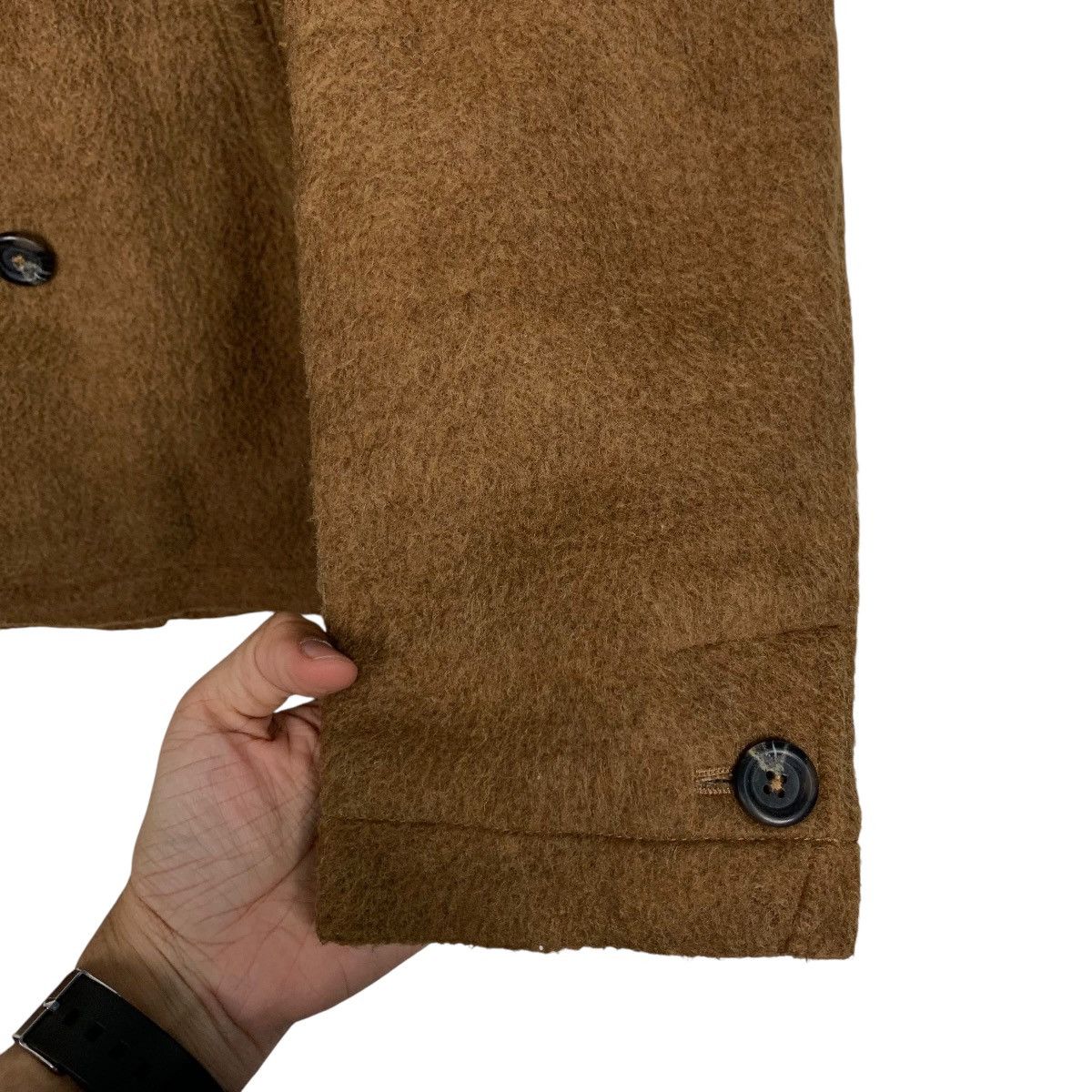Katharine Hamnett London HAMNETT BLOUSON Double Breasted Hooded Jacket #2745-C124 Size L / US 10 / IT 46 - 8 Thumbnail