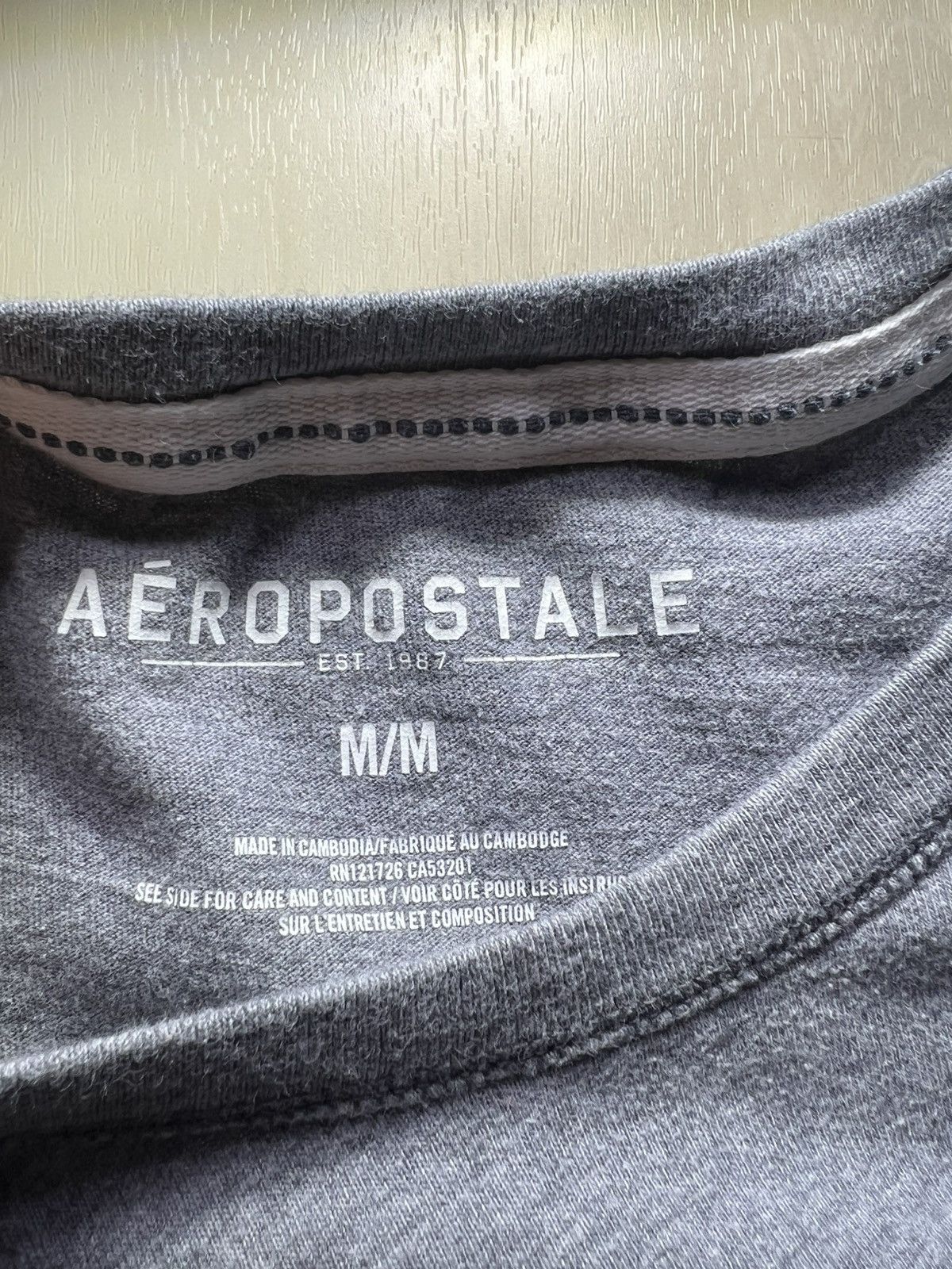 Aeropostale Aeropostale Mens T Shirt Sz Medium Long Sleeve Crew Neck Y2K Size US M / EU 48-50 / 2 - 6 Thumbnail
