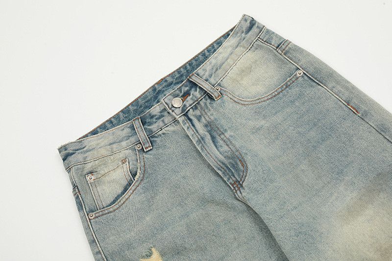 Vintage American street style hip-hop ripped jeans for men Size US 32 / EU 48 - 3 Thumbnail