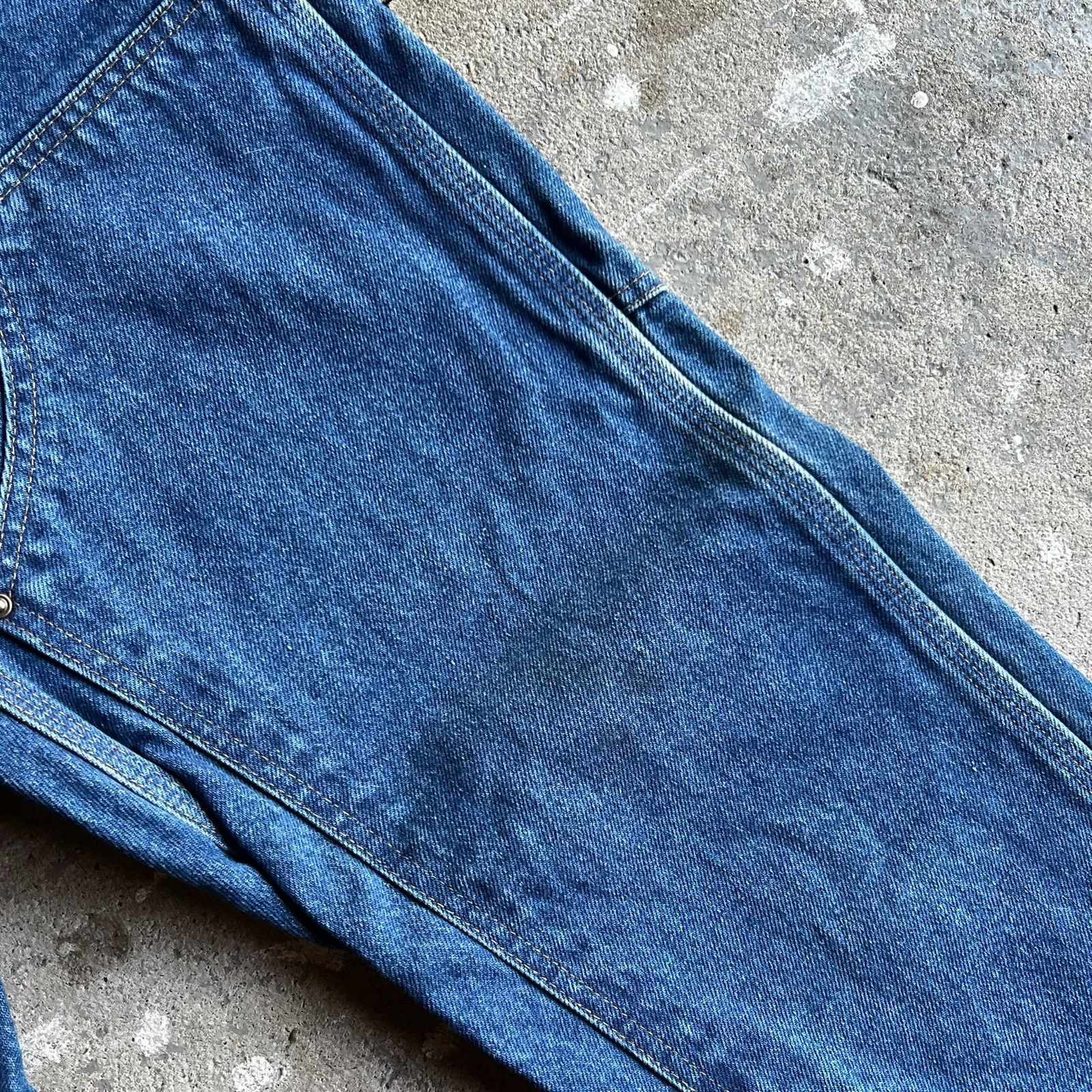 Carhartt × Vintage Carhartt denim blue jean double knee work carpenter pants Size US 27 - 4 Thumbnail