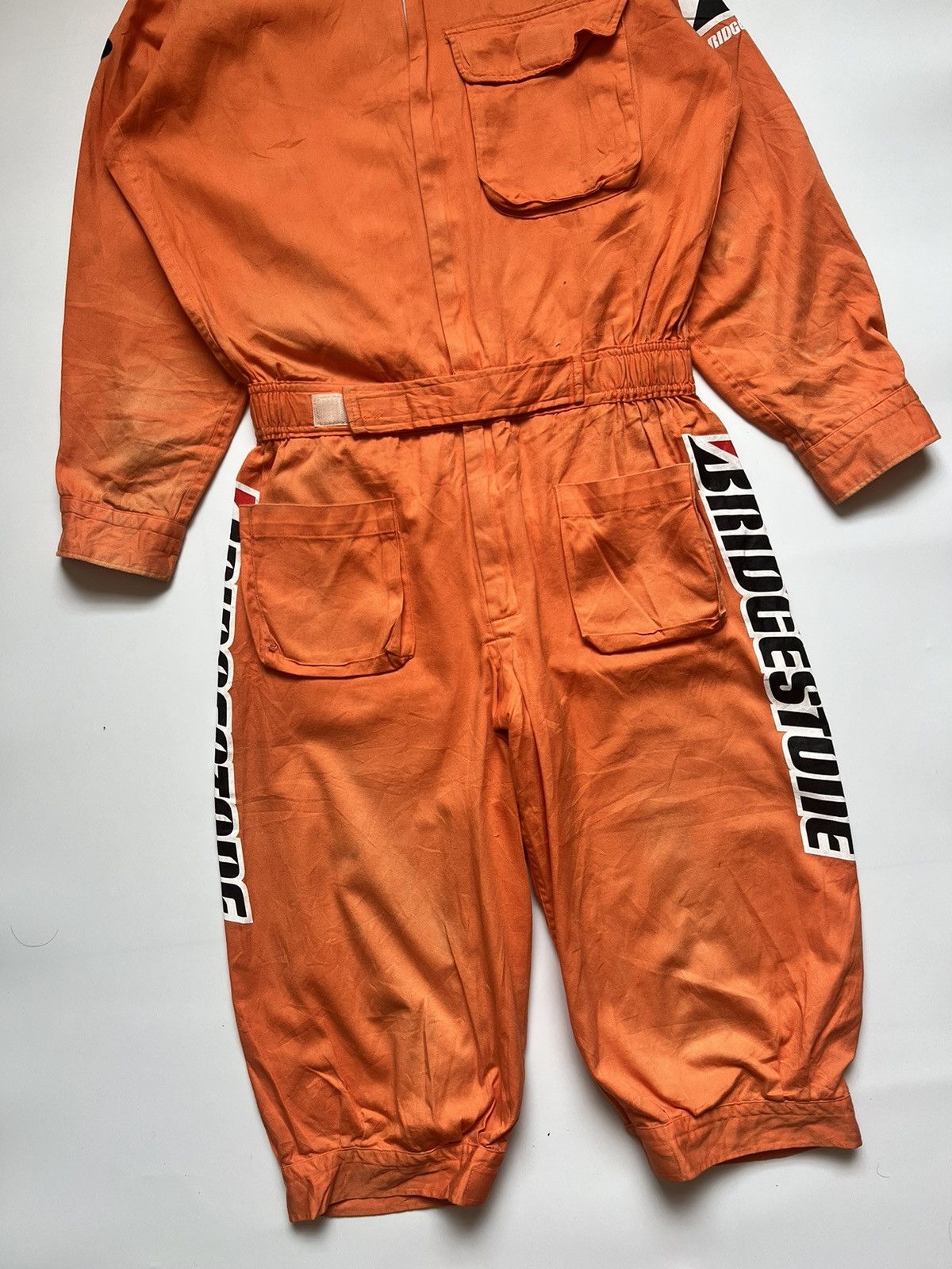 Japanese Brand Bridgestone Racing Coverall Workers Size US 32 / EU 48 - 6 Thumbnail