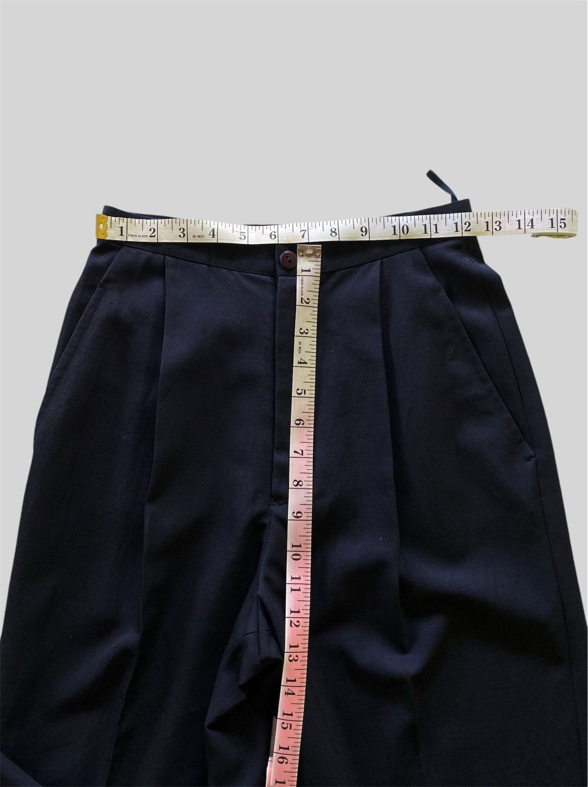 Issey Miyake 1984 ISSEY MIYAKE WOOL PANTS Size 24" / US 00 / IT 34 - 4 Thumbnail