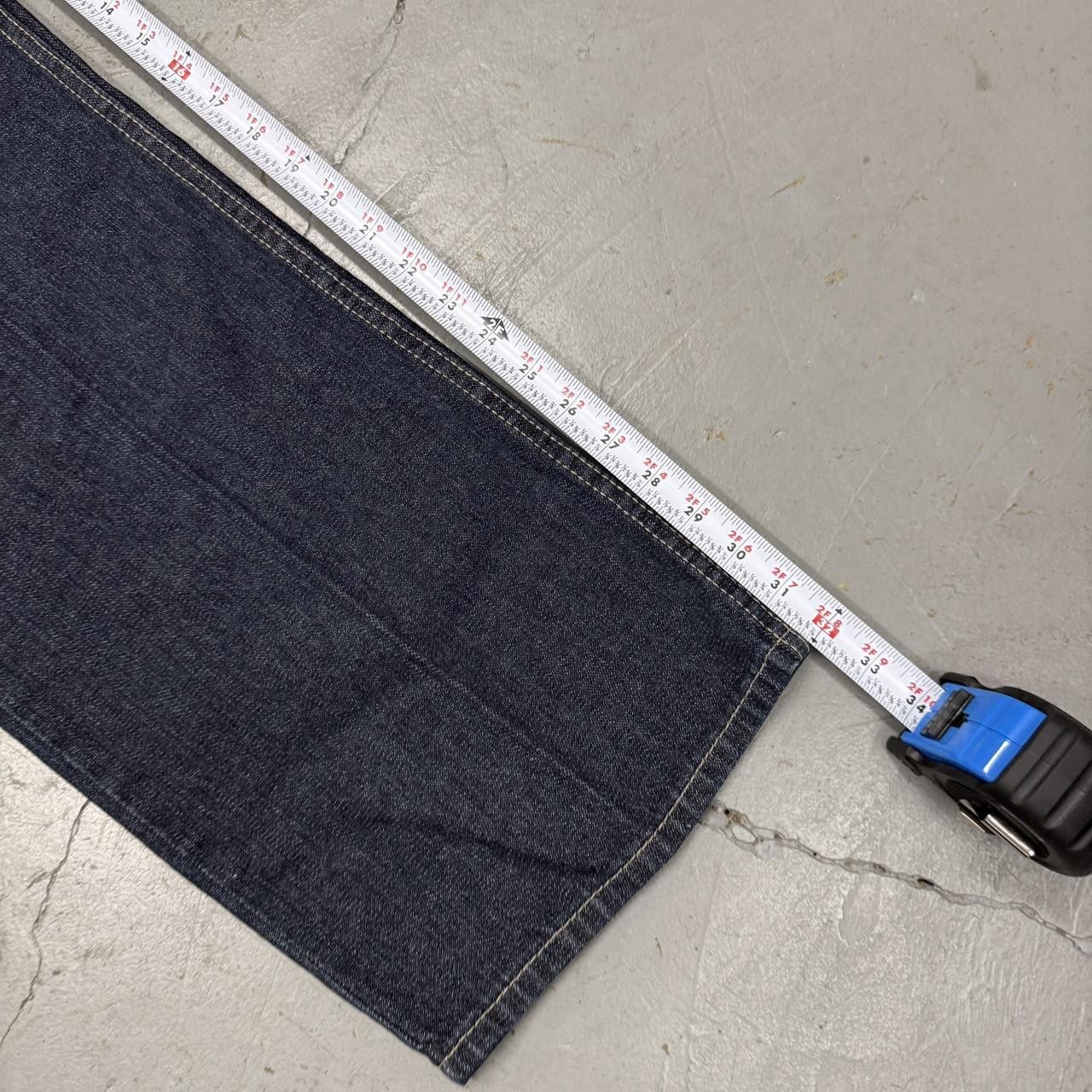 Vintage NbN Dark Gradient Wash Baggy DEADSTOCK Jeans Size 36 x 32 Size US 36 / EU 52 - 6 Thumbnail