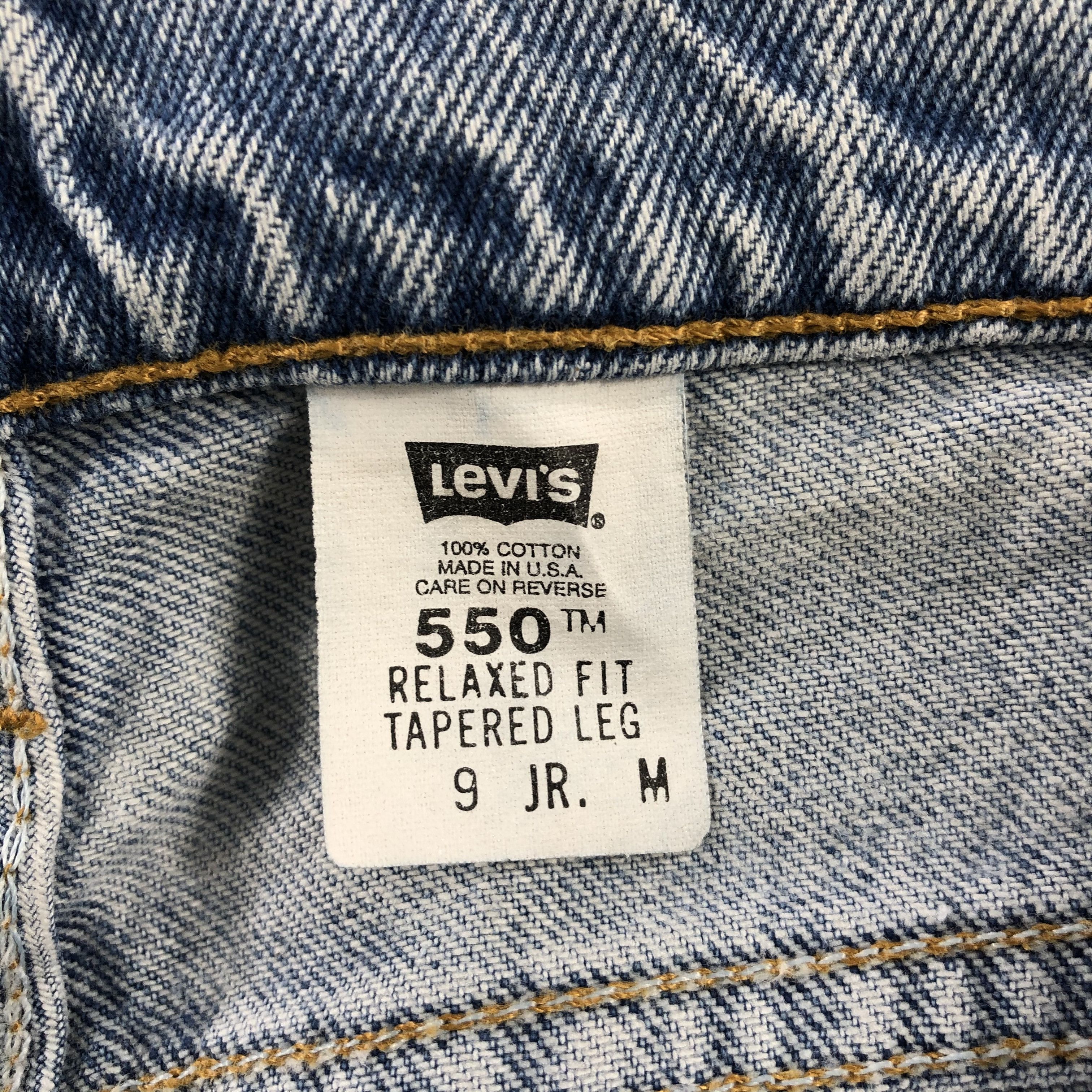 Levi's Vintage 90s Levis 550 Jeans Medium Wash Denim KJ846 Size US 29 - 11 Thumbnail