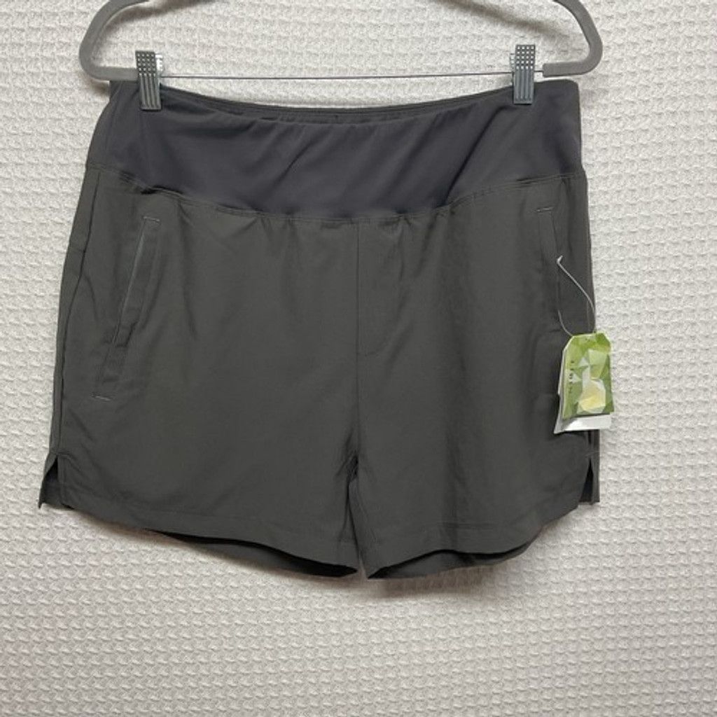 Other NWT Libin UPF50+ Gray Water Resistant Zipper Shorts Women XL Size 41" - 9 Thumbnail