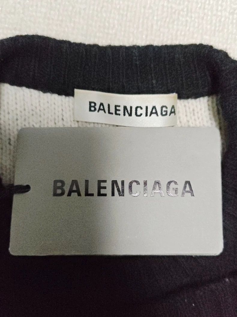 Balenciaga Balenciaga Full-print knit jacquard logo sweater Size US XS / EU 42 / 0 - 4 Thumbnail