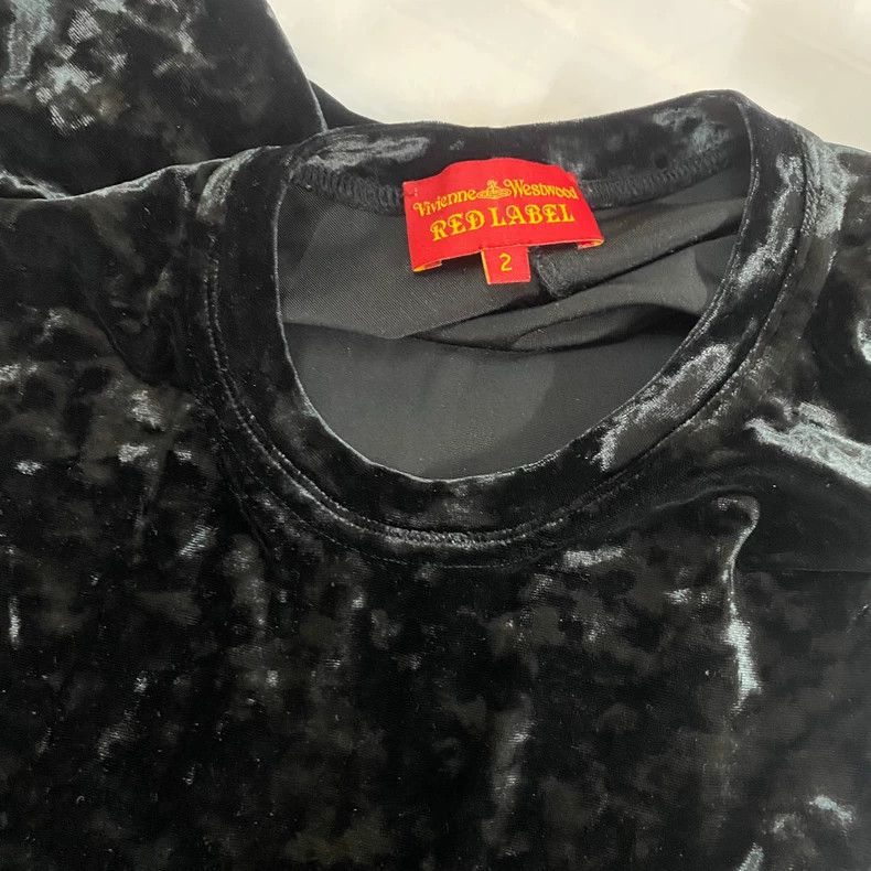 Vivienne Westwood vivienne westwood size2 Black velvet crosshair short sleeve Size M / US 6-8 / IT 42-44 - 3 Thumbnail