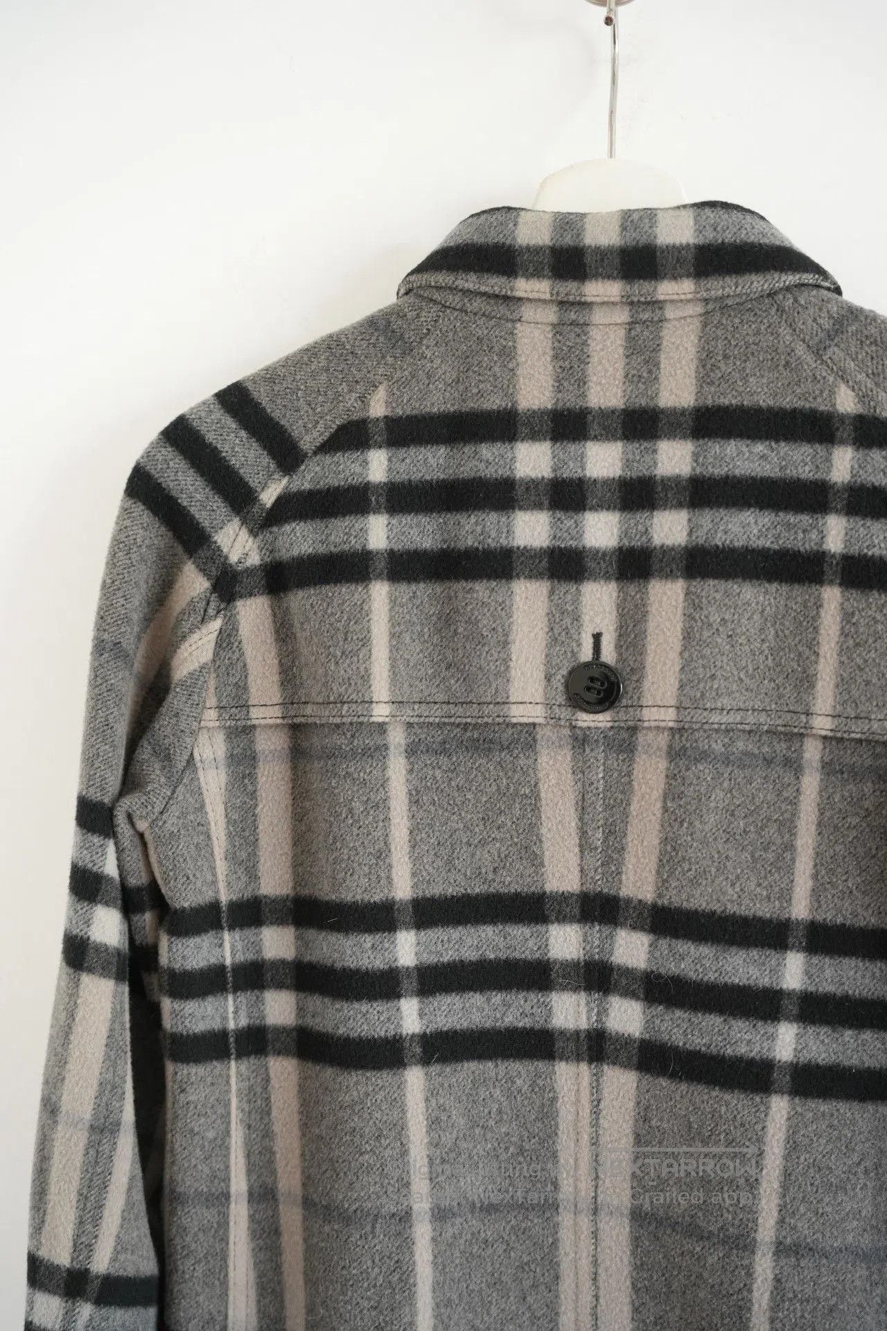 Burberry Burberry Gradient Plaid Wool Trench. Size US XXS / EU 40 - 7 Thumbnail