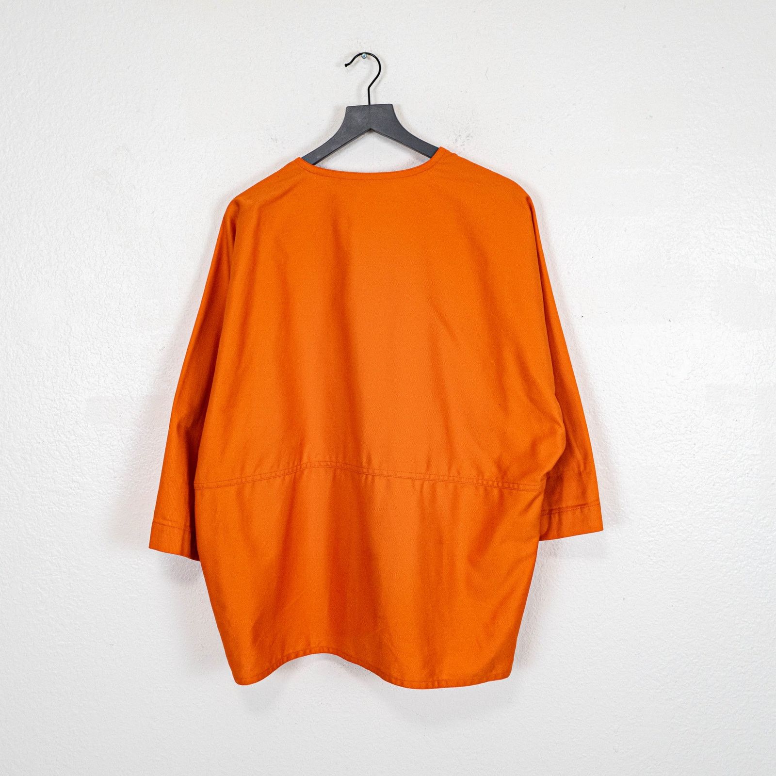 SOFIE D'HOORE Sofie D'Hoore Orange Open Front Jacket Oversized 3/4 sz 34 Size S / US 4 / IT 40 - 4 Thumbnail