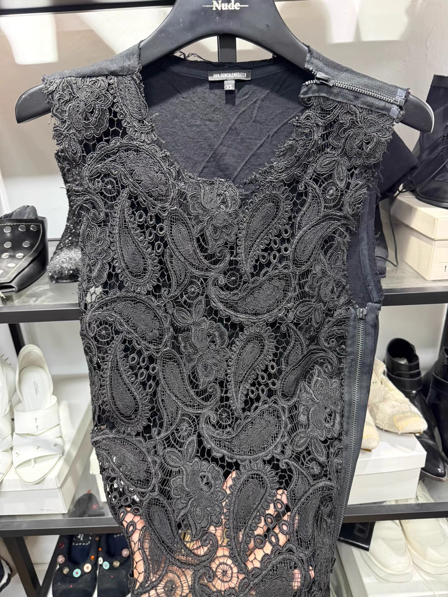 Ann Demeulemeester Ann demeulemeester Lace Vest K20 Size XS / US 0-2 / IT 36-38 - 5 Thumbnail
