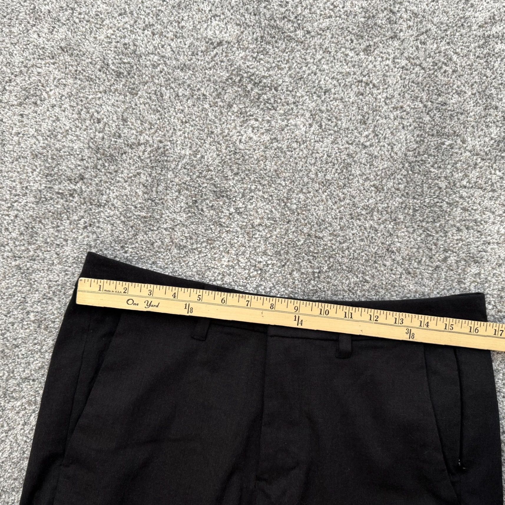 Lululemon Lululemon Mens Pants Slim Fit Black 33x31 Chino Flat Front Zip Pocket Tapered Inseam 31 Dress Travel Casual Business Golf Size US 33 - 6 Thumbnail