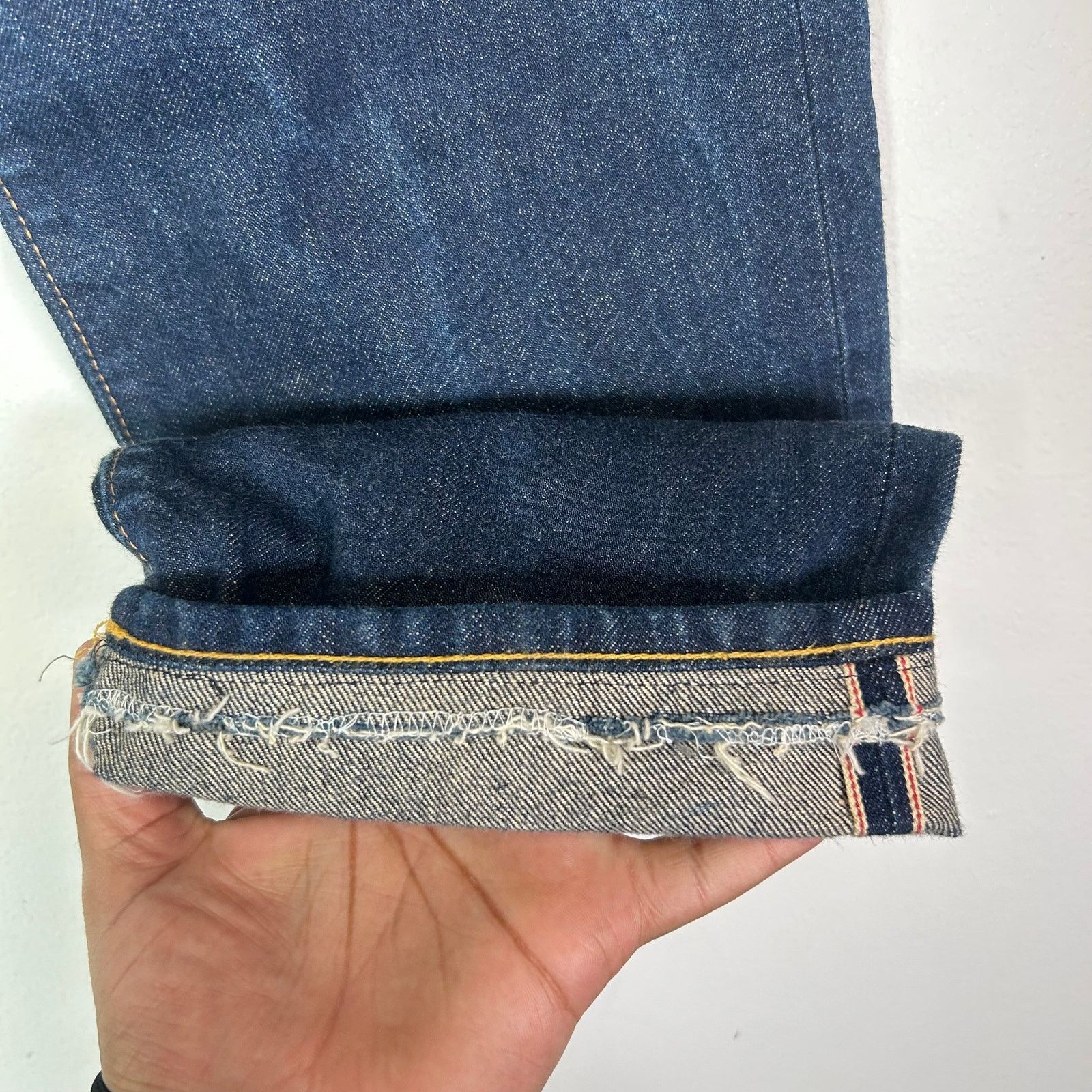 RRL Ralph Lauren RRL Indigo Straight Leg Jeans Size 34 Size US 34 / EU 50 - 3 Thumbnail
