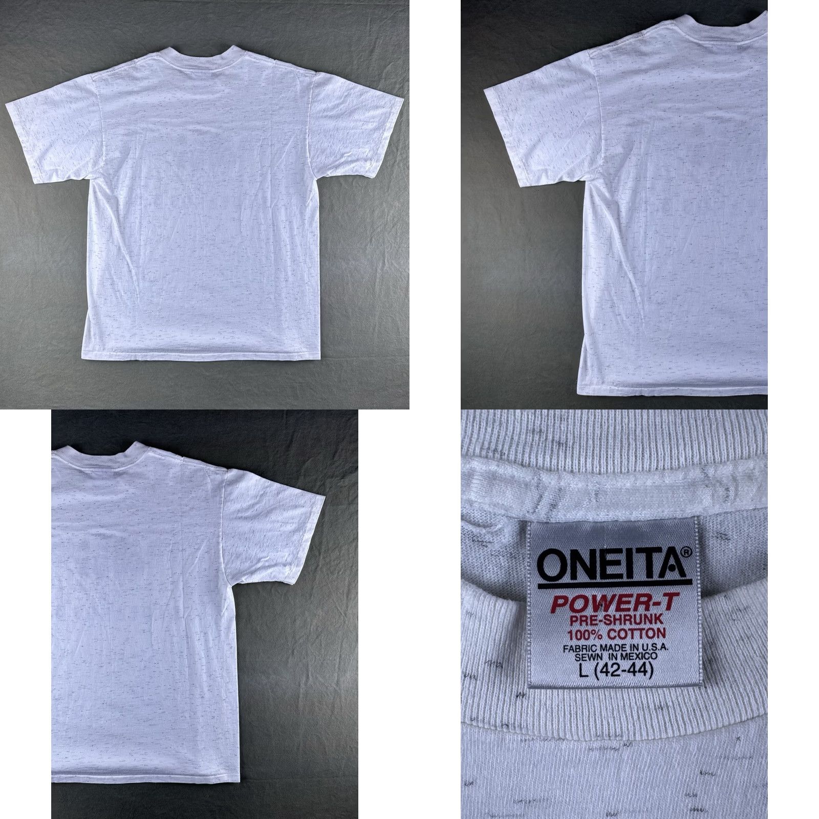 Vintage Vintage Oneita Power-T Cowboy Graphic T Shirt Size US L / EU 52-54 / 3 - 8 Thumbnail