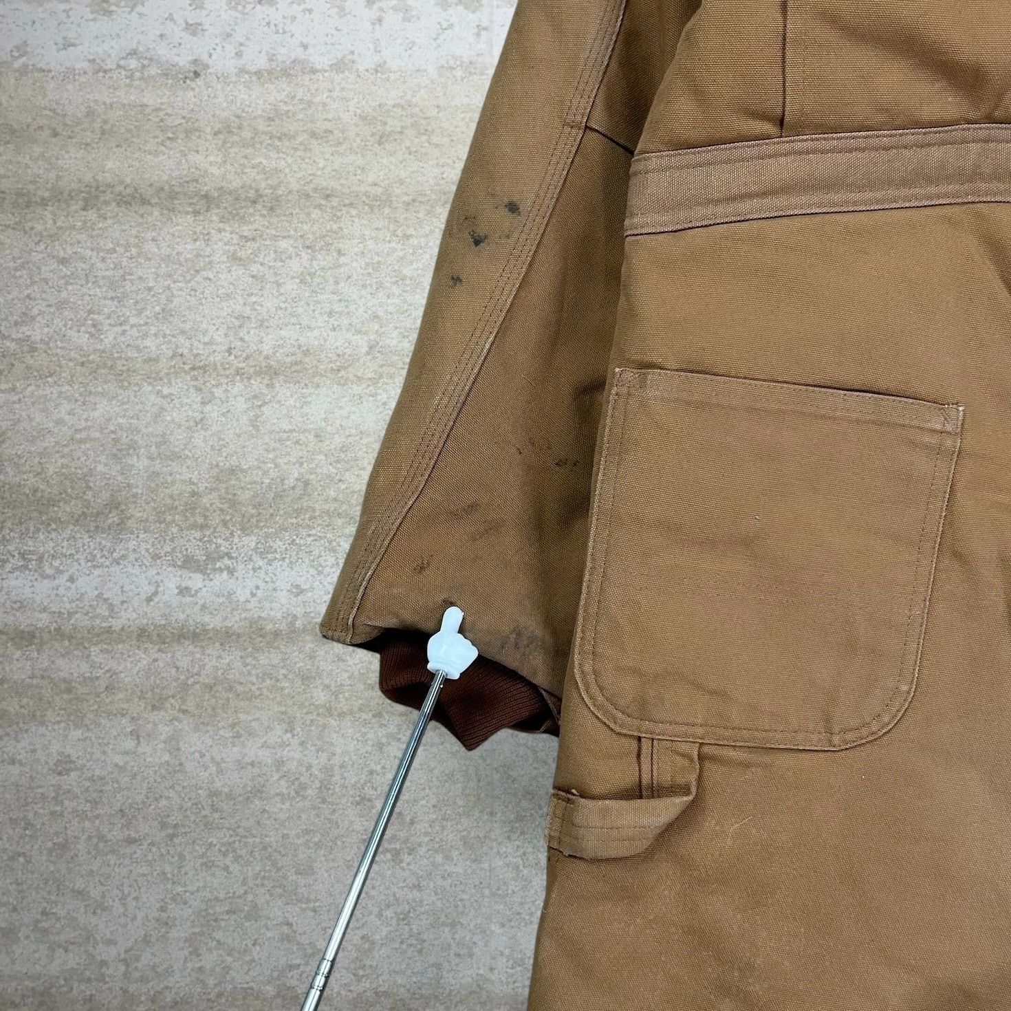 Vintage 90s Carhartt Coveralls Mens 2XL Baggy Tan Insulated