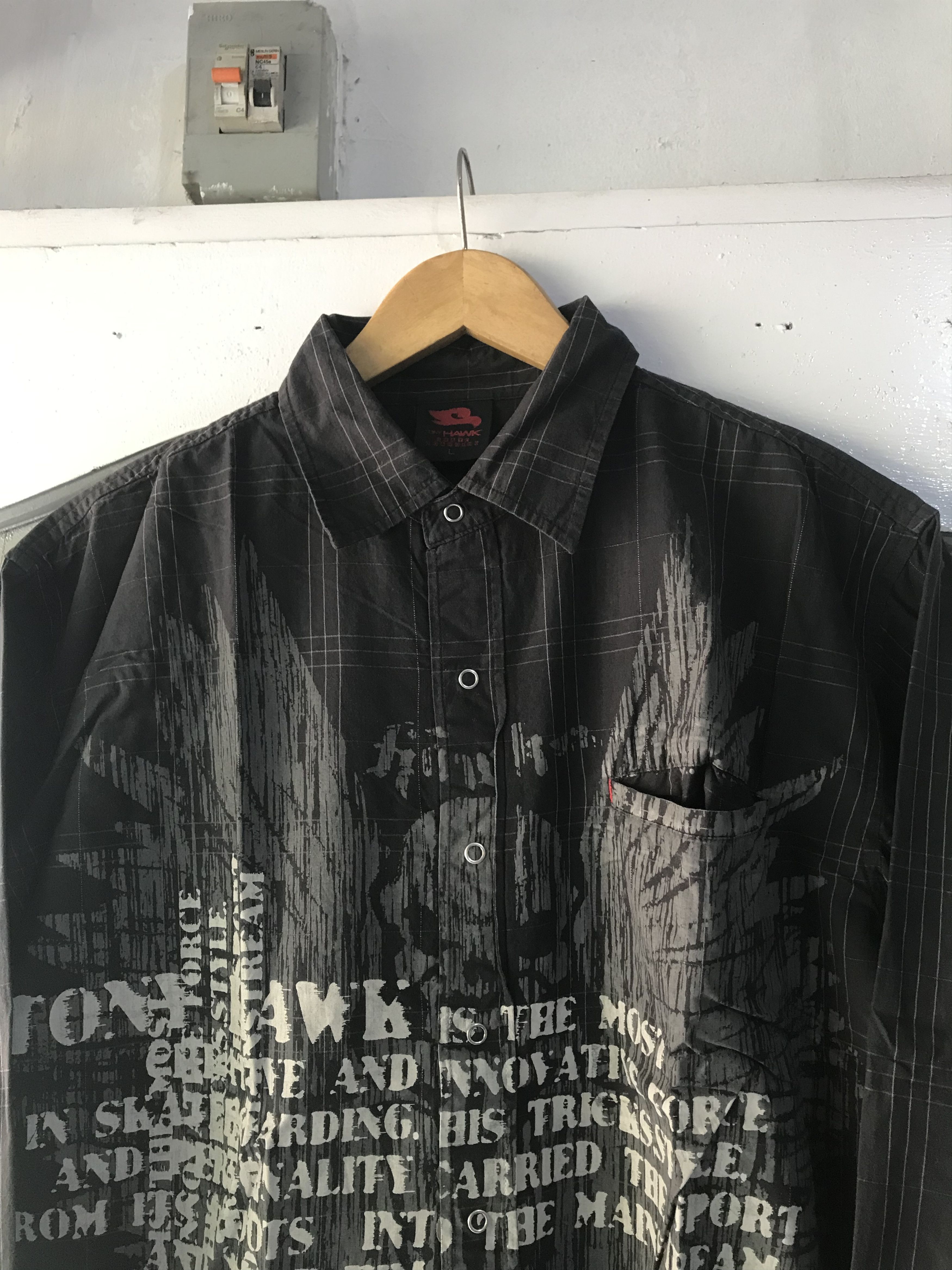 14th Addiction × If Six Was Nine × Tony Hawk Y2K Tony Hawk Poem Shirts Size US L / EU 52-54 / 3 - 3 Thumbnail
