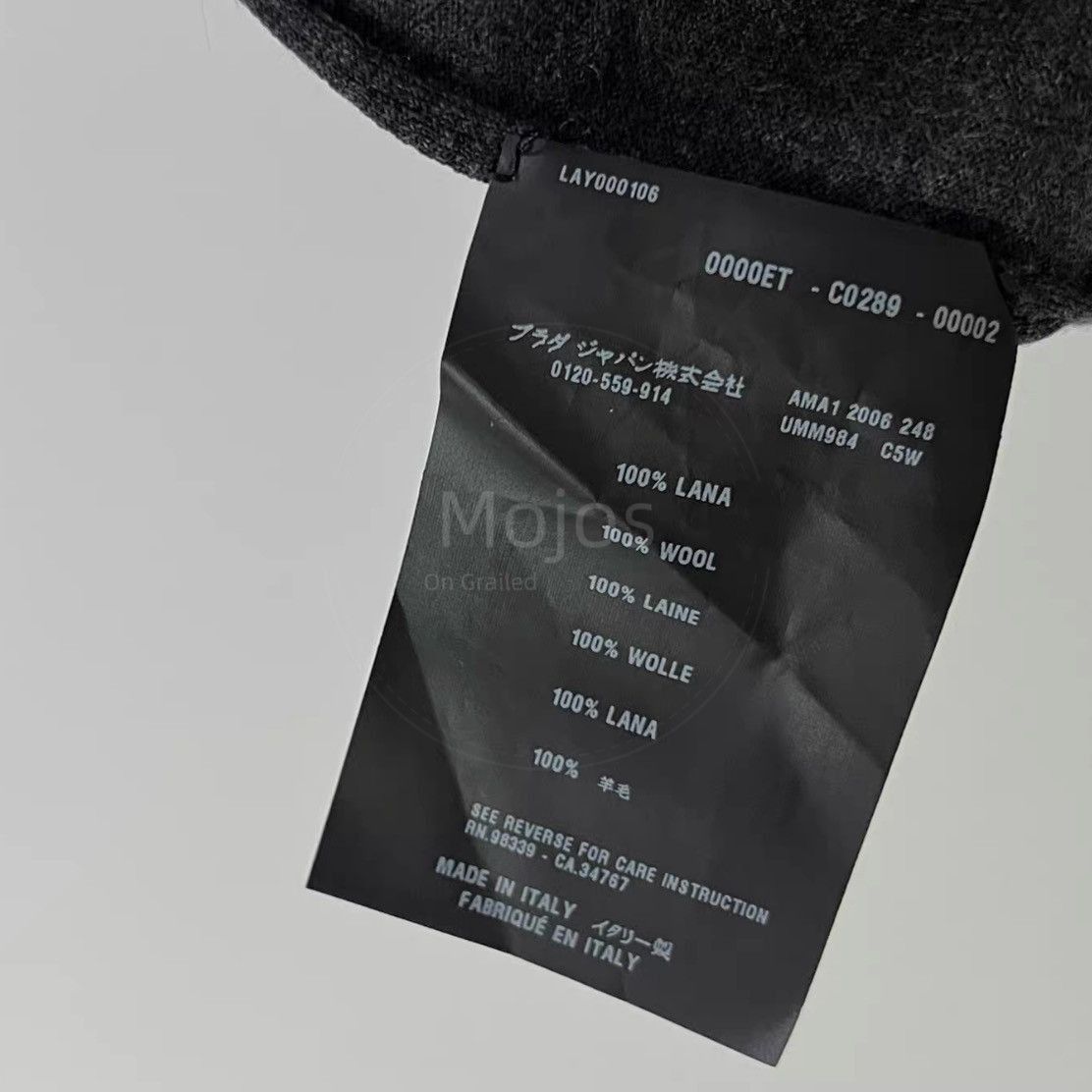 Prada Sz 50 Prada Dark Grey Black Label Knitwear-2508 Size US M / EU 48-50 / 2 - 6 Thumbnail