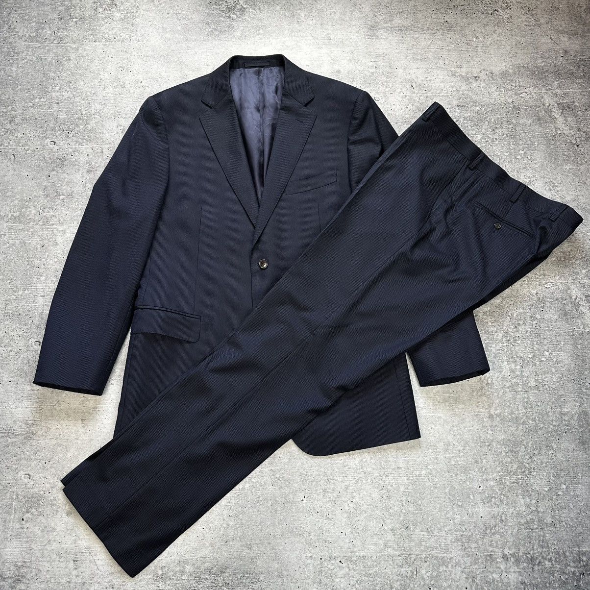 Suitsupply Suitsupply Pure Wool 110s Striped 2 Piece Suit Blazer Pants Size 54R - 1 Thumbnail