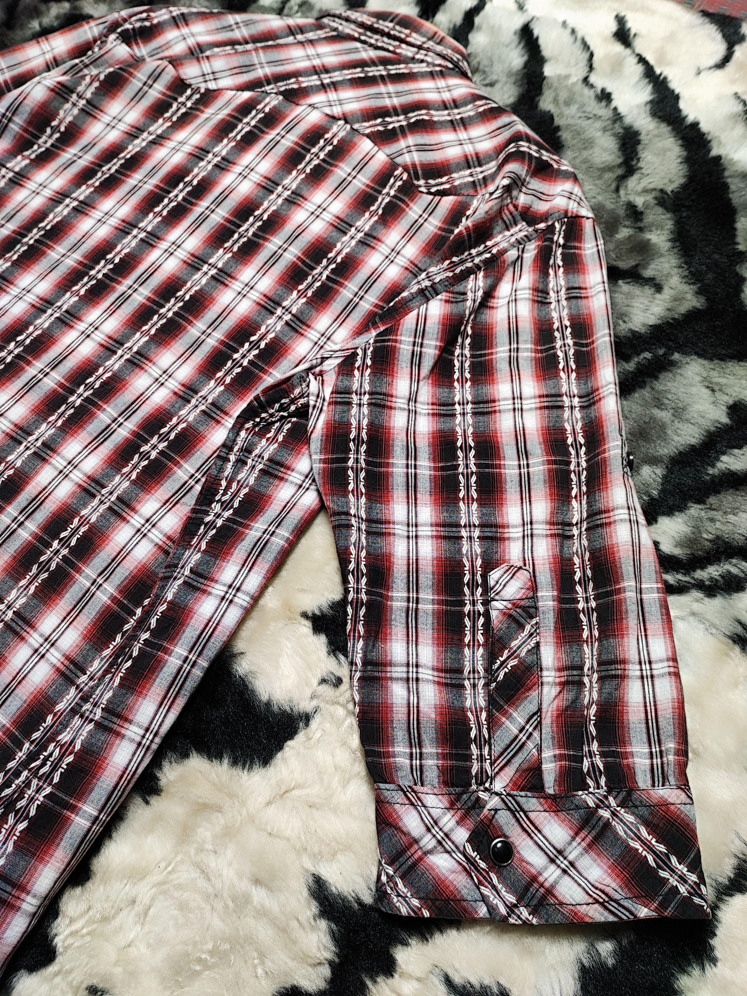 Cowboy Equipment × Flannel × Vintage Sorridere Western Flannel Shirt 3Q Size US L / EU 52-54 / 3 - 15 Thumbnail
