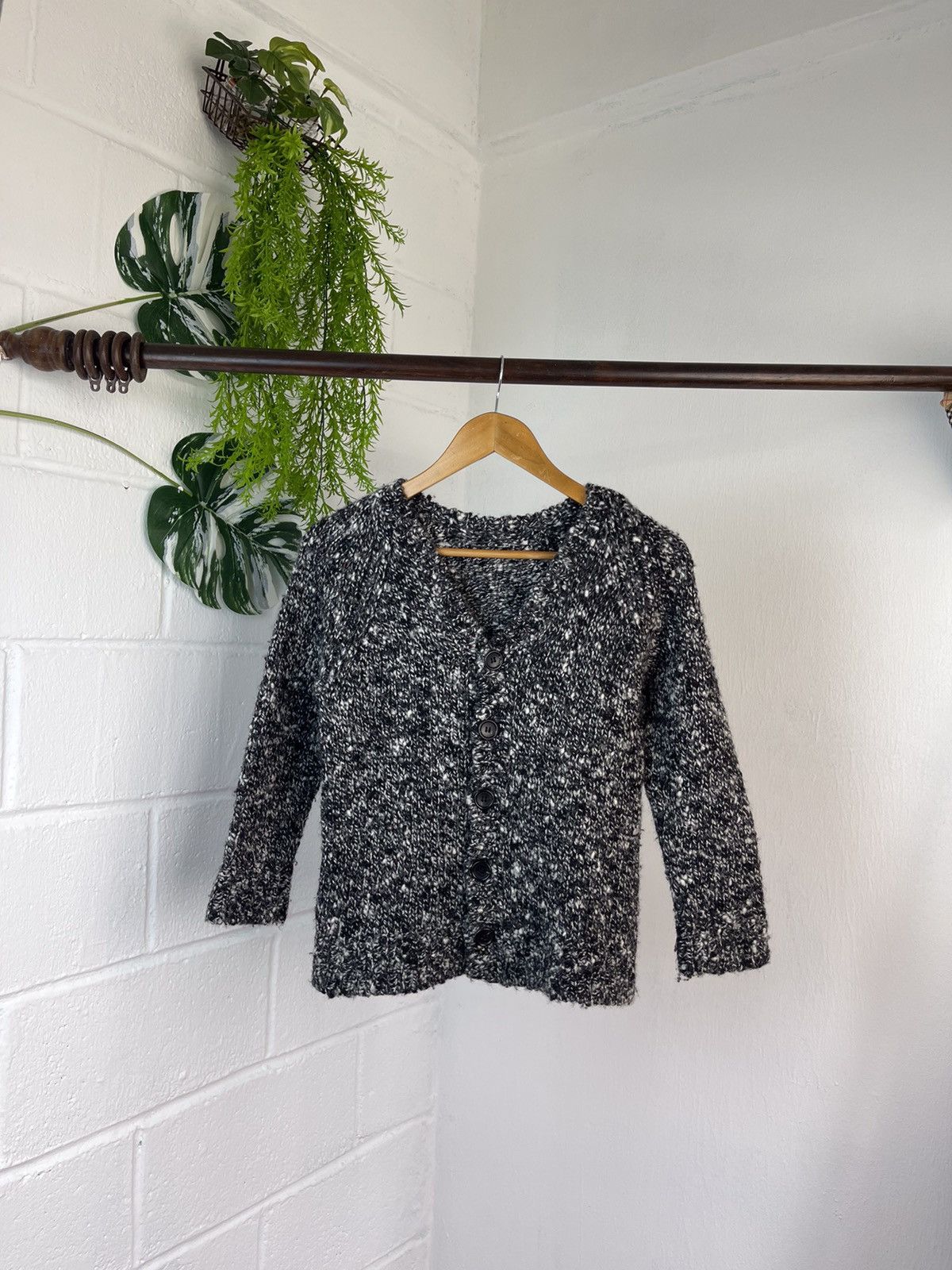 AD2005 Junya Watanabe Comme Des Garçons Wool Button Cardigan