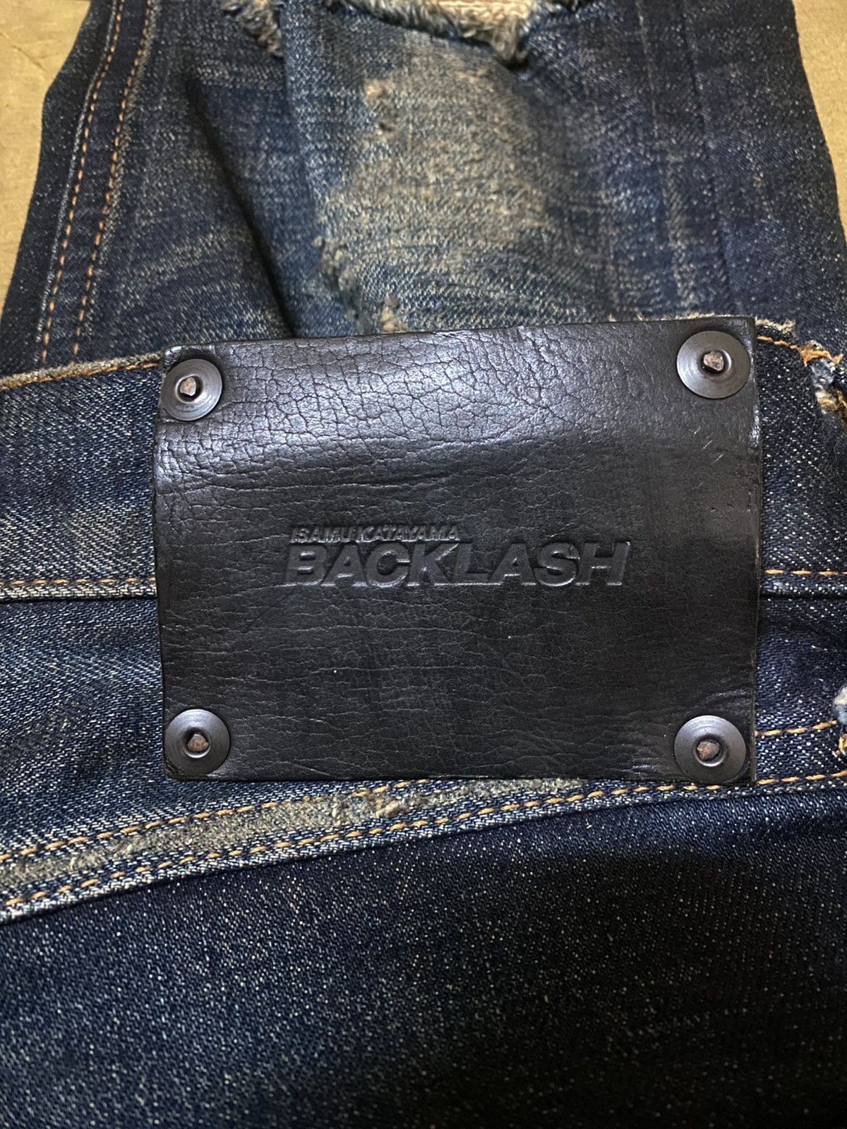 Isamu Katayama Backlash Isamu Katayama Damage Distressed Rugged Skinny Japan Denim Size US 32 / EU 48 - 9 Thumbnail