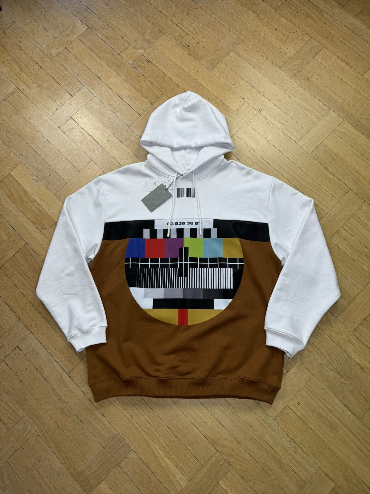 VTMNTS VTMNTS “No Signal” Barcode Hoodie SS23 Size US XL / EU 56 / 4 - 1 Thumbnail