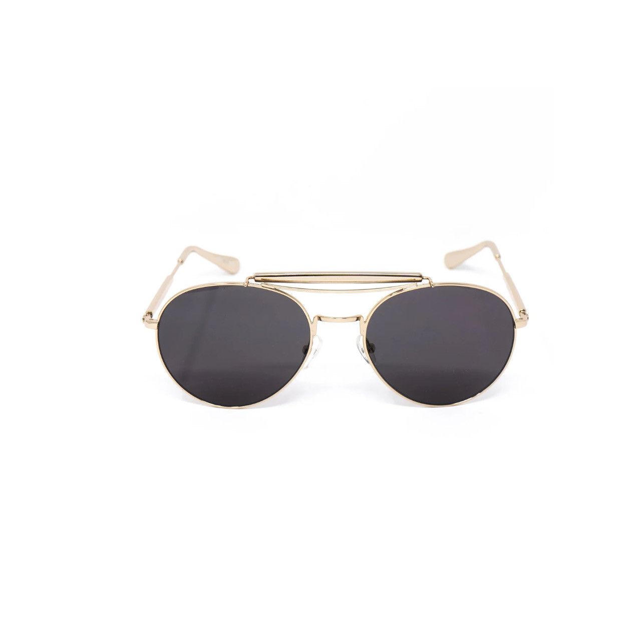Yohji Yamamoto Sunglasses Round Gold and Grey