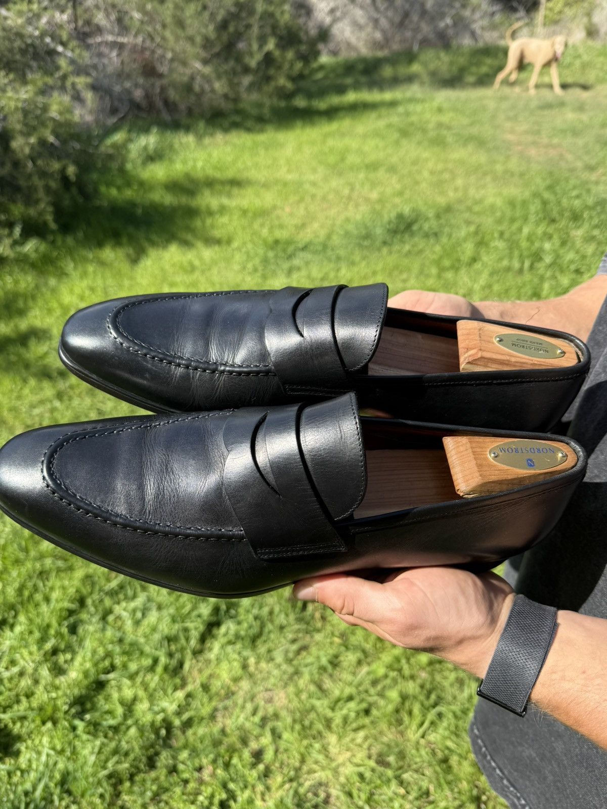 Santoni Santoni - Designer Italian Fashion: Leather Dress Shoes Size US 11 / EU 44 - 7 Thumbnail