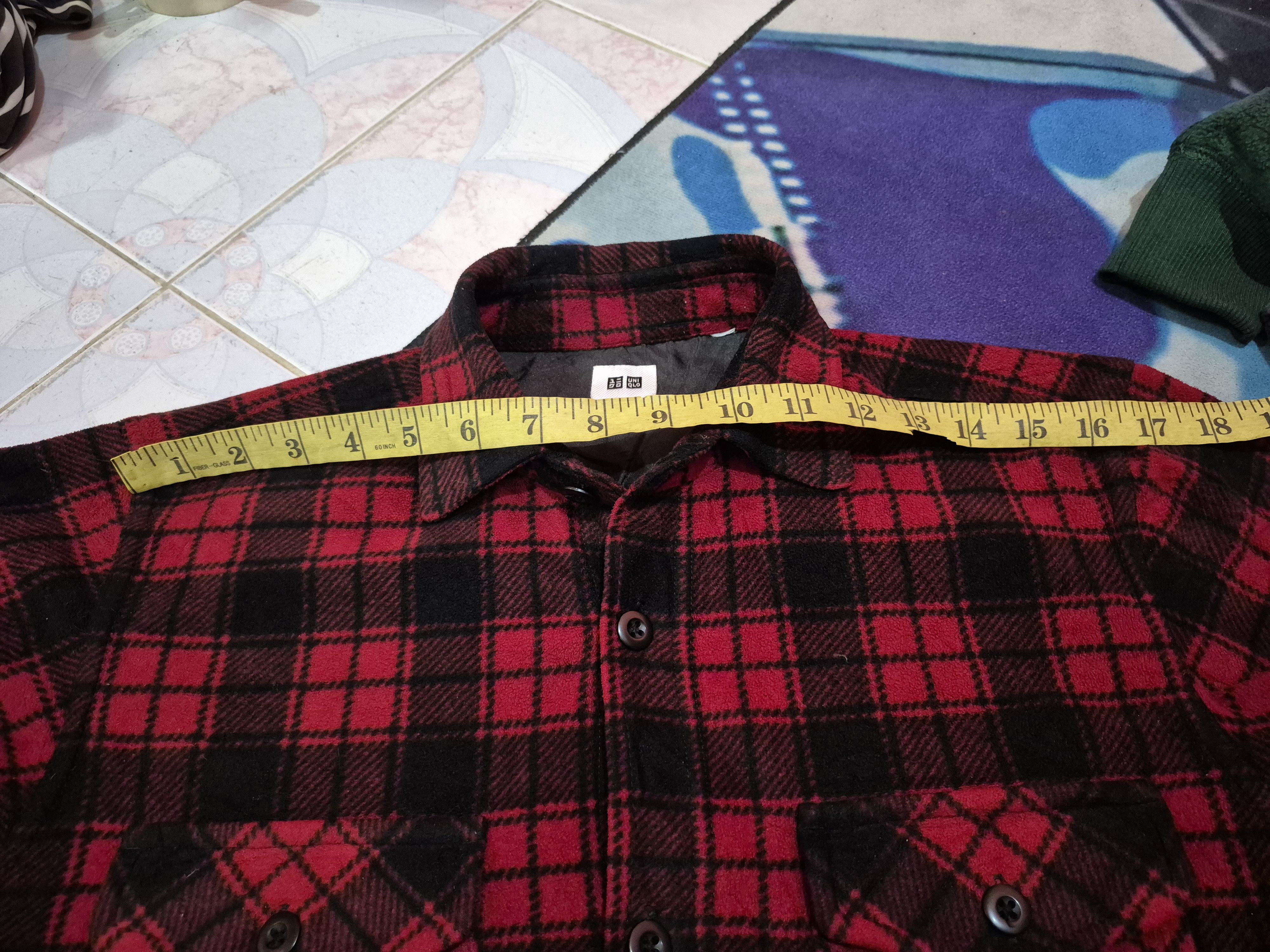 Japanese Brand 🔥 Uniqlo Double Pocket Tartan Checkered Flannel Size US M / EU 48-50 / 2 - 8 Thumbnail