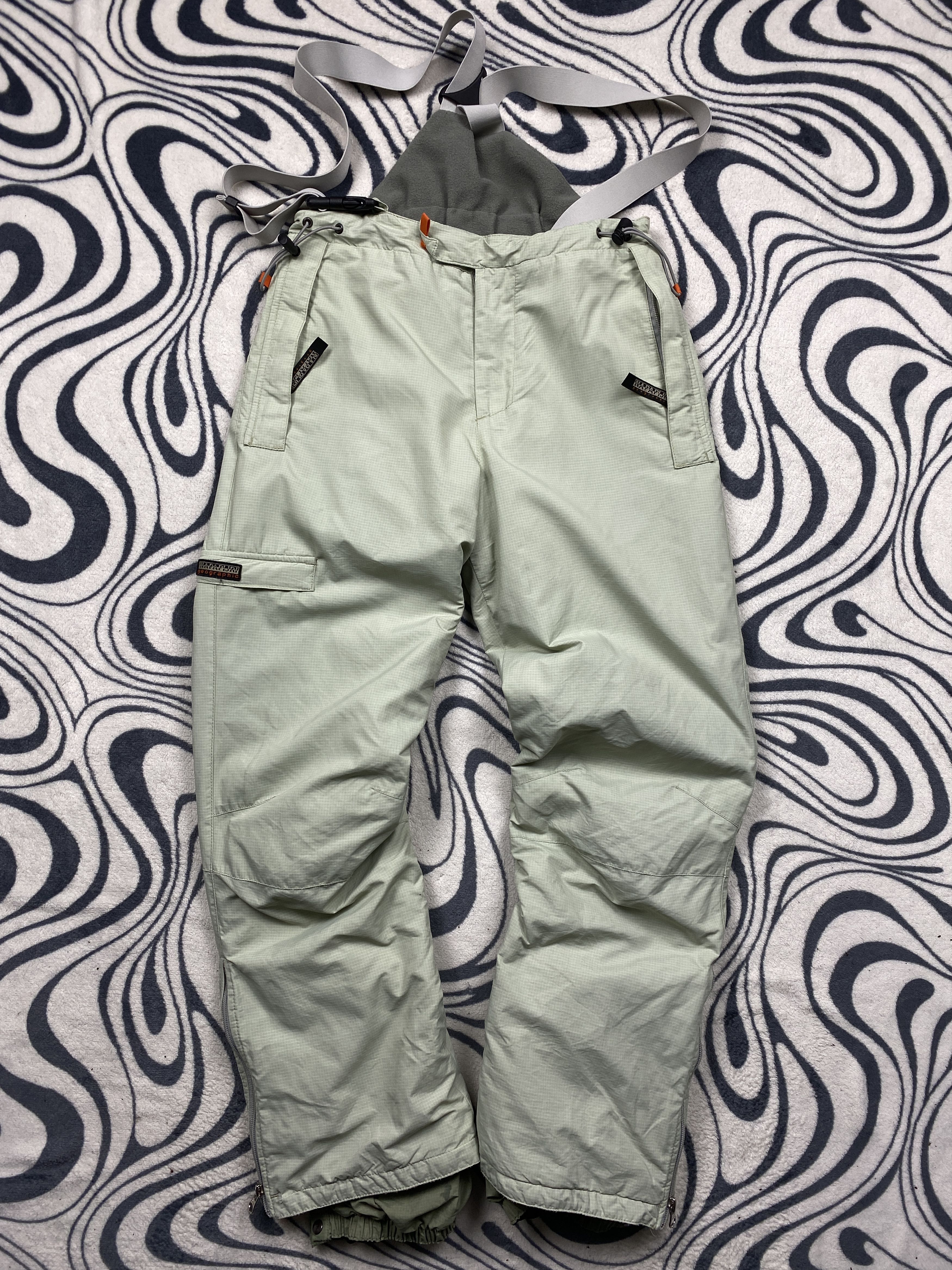 Napapijri Vintage Mens Ski Pants Overall Y2K