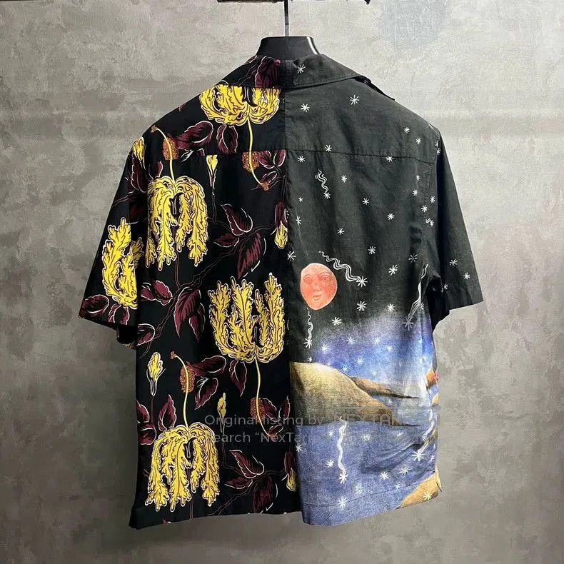 Prada Prada Multicolor Printed Short Sleeve Shirt. Size US M / EU 48-50 / 2 - 5 Thumbnail