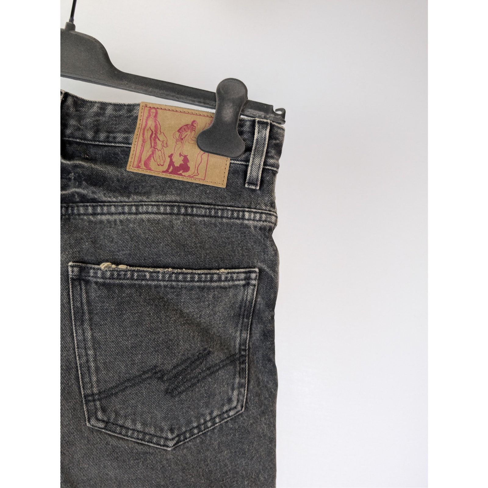 Martine Rose o1rshd1 Panelled Jean in Black Vintage Wash Size US 30 / EU 46 - 14 Thumbnail