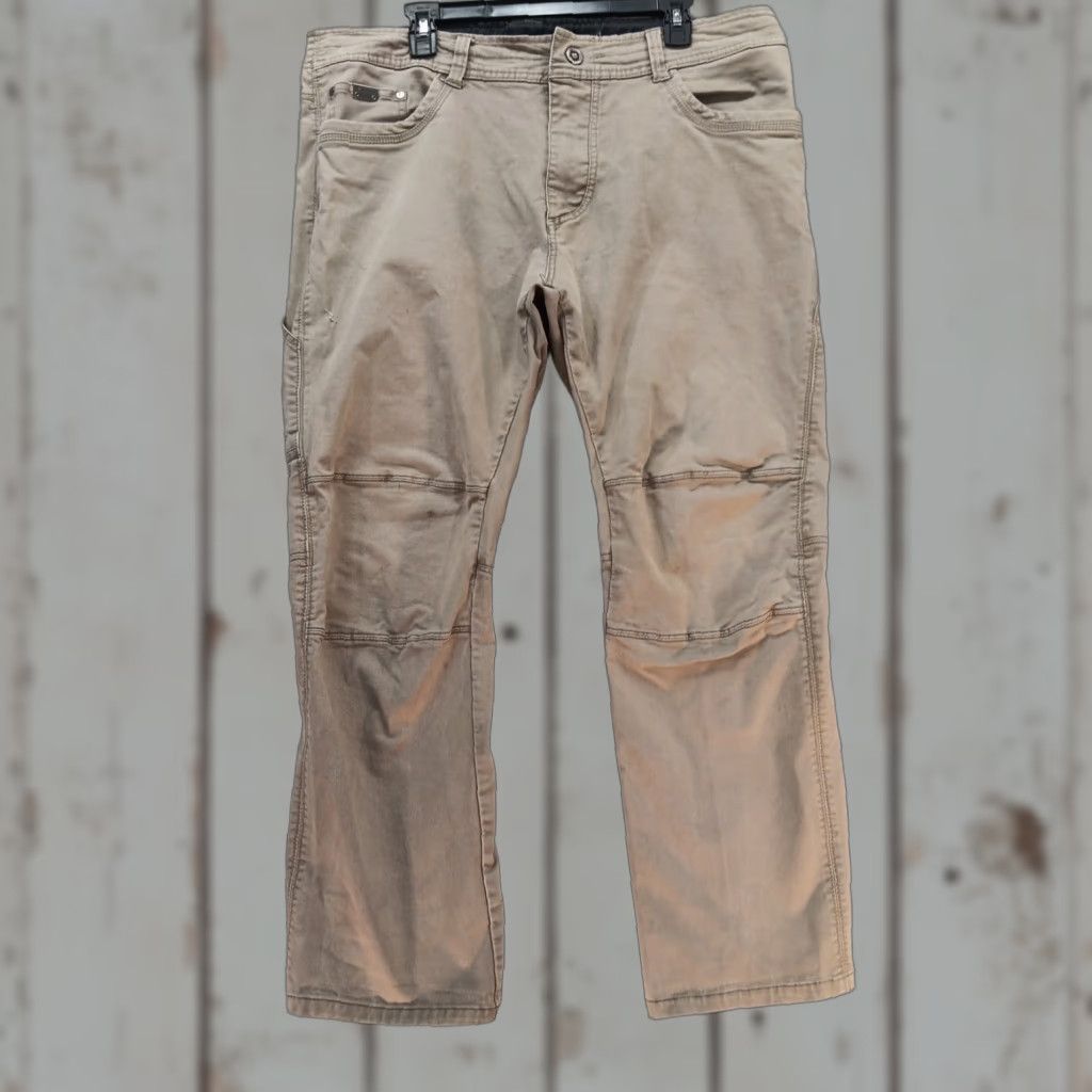 Vintage KUHL Pants Mens 40x30 Brown Rebel Vintage Patina Dye Outdoor Rugged Legendary Pants Mens Brown Size US 40 / EU 56 - 1 Thumbnail