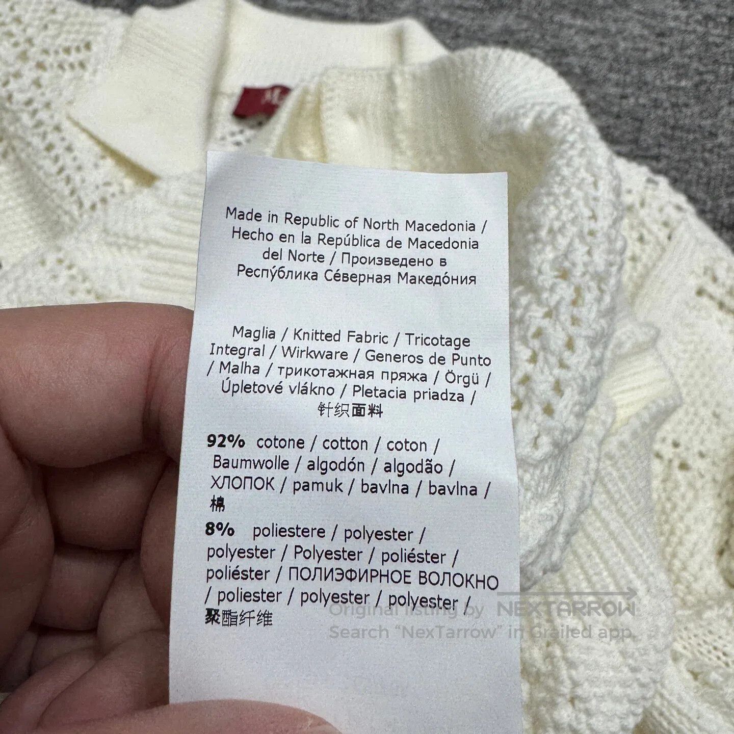 Max Mara MaxMara Hollow knitted cardigan| Size M / US 6-8 / IT 42-44 - 6 Thumbnail