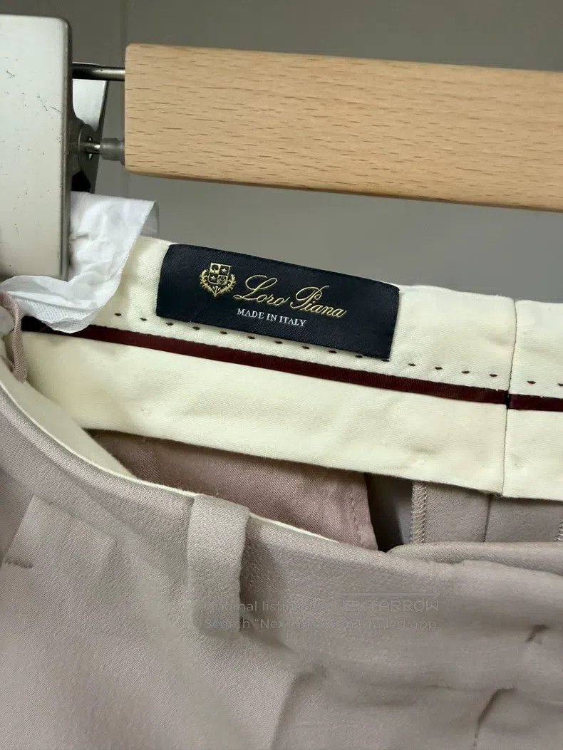 Loro Piana Loro Piana Silk and wool trousers Size 25" / US 0 / IT 36 - 6 Thumbnail