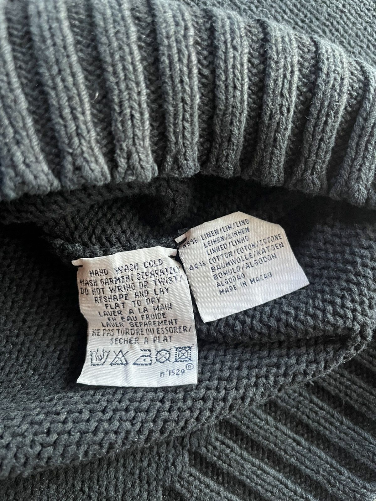 Polo Ralph Lauren Polo Ralph Lauren Linen / Cotton Heavy Knit Sweater L XL Size US XL / EU 56 / 4 - 7 Thumbnail