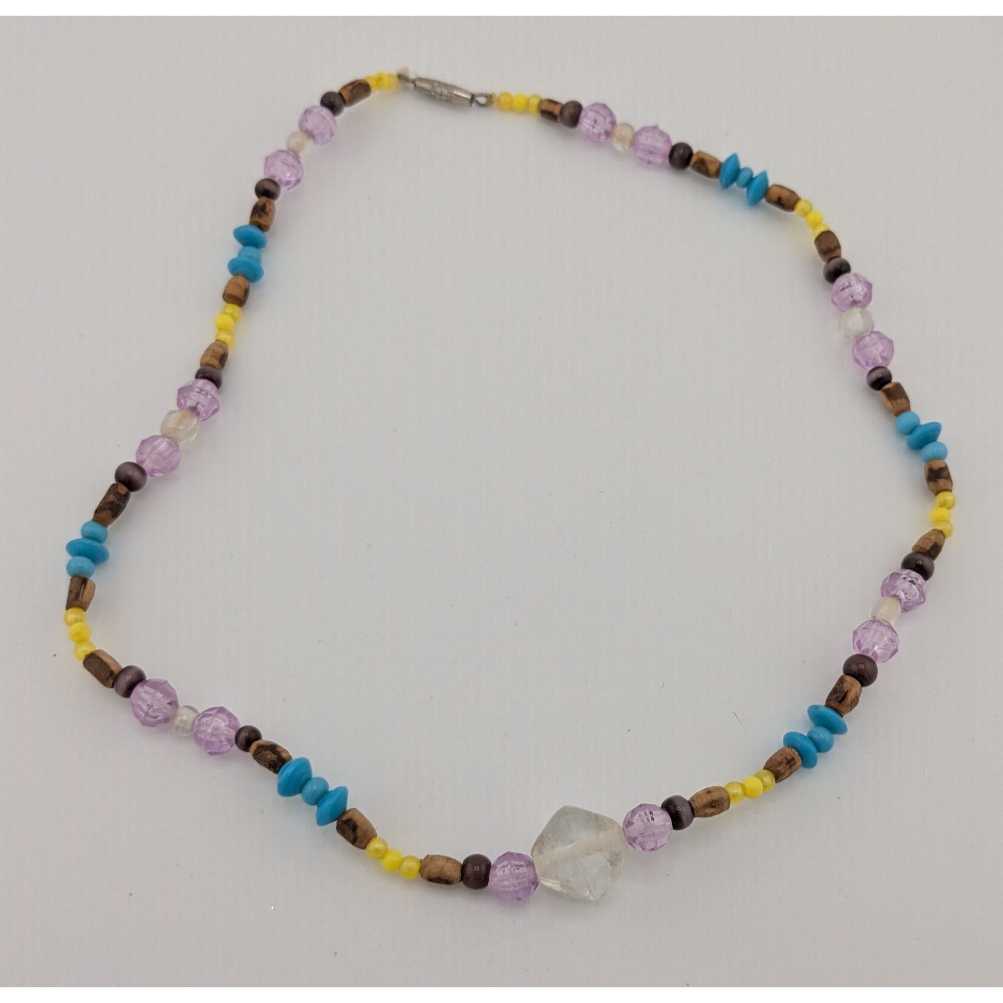 Other Handmade Beaded Acrylic And Wood Necklace Size ONE SIZE - 6 Thumbnail