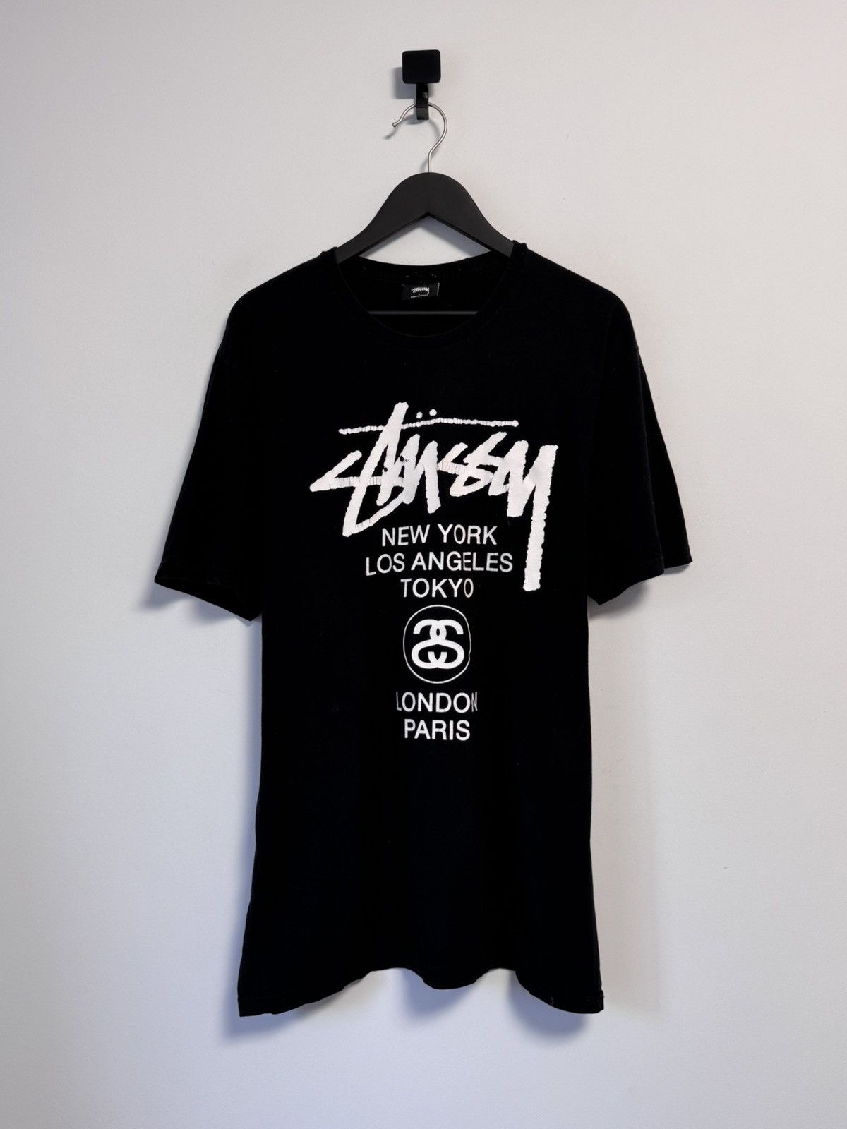 Stussy × Vintage Stussy Vintage T-Shirt big logo Y2K style Size US L / EU 52-54 / 3 - 1 Thumbnail