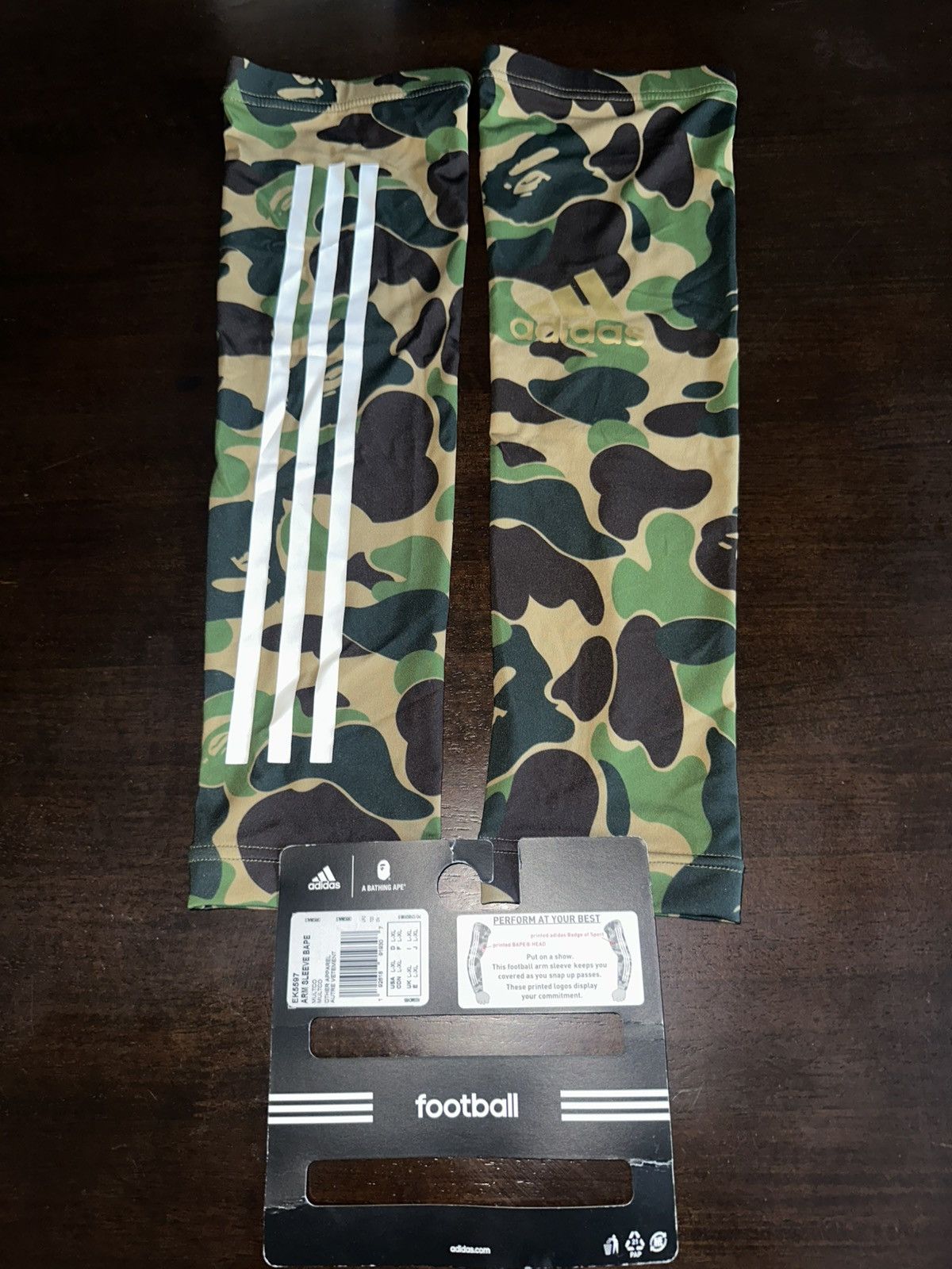 Bape Football Arm Sleeve Gloves Scarves