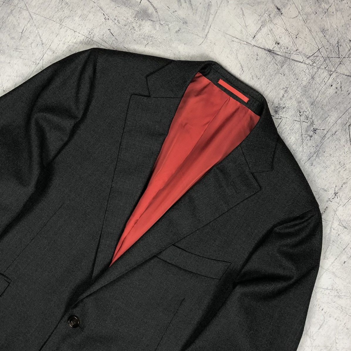 Designer Vintage Suitsupply Vitale Barberis Italy Pure Wool Blazer og Size 42R - 5 Thumbnail