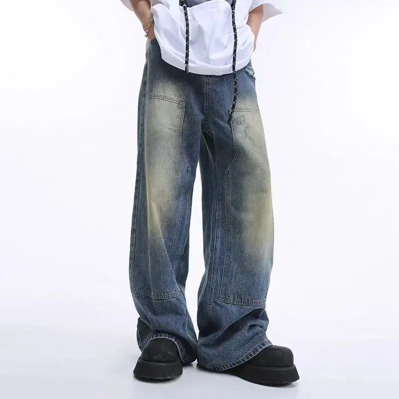 Japanese Brand × Jean Gradient Loose Vintage Blue Jeans Size US 32 / EU 48 - 1 Thumbnail