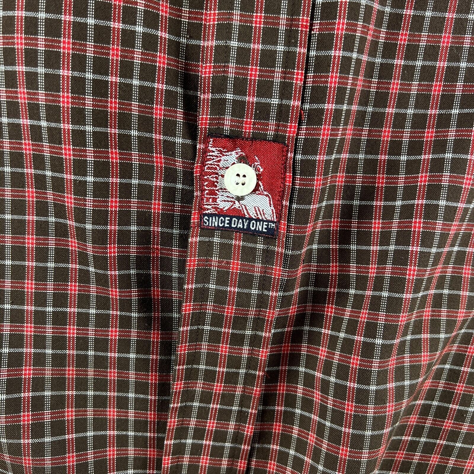 Mecca Mecca DNM Plaid Button Up Shirt Men 2XL Vintage Rap Hip Hop Size US XXL / EU 58 / 5 - 10 Thumbnail