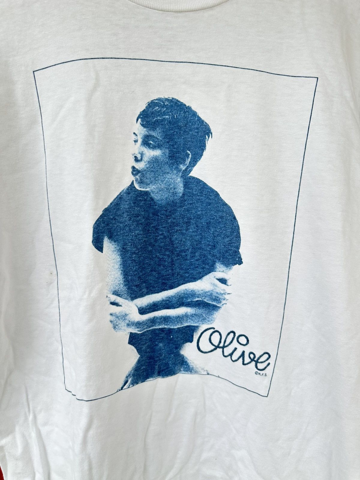 Vintage Rare Vintage 90s Shelly Duvall Olive Oyl Popeye Photo Tee Size US M / EU 48-50 / 2 - 2 Thumbnail