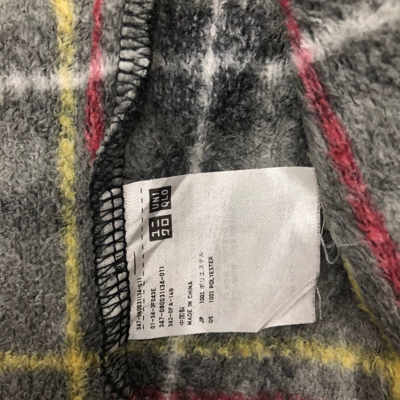 Japanese Brand × Uniqlo Y235 UNIQLO TARTAN FLEECE JACKET Size US L / EU 52-54 / 3 - 6 Thumbnail