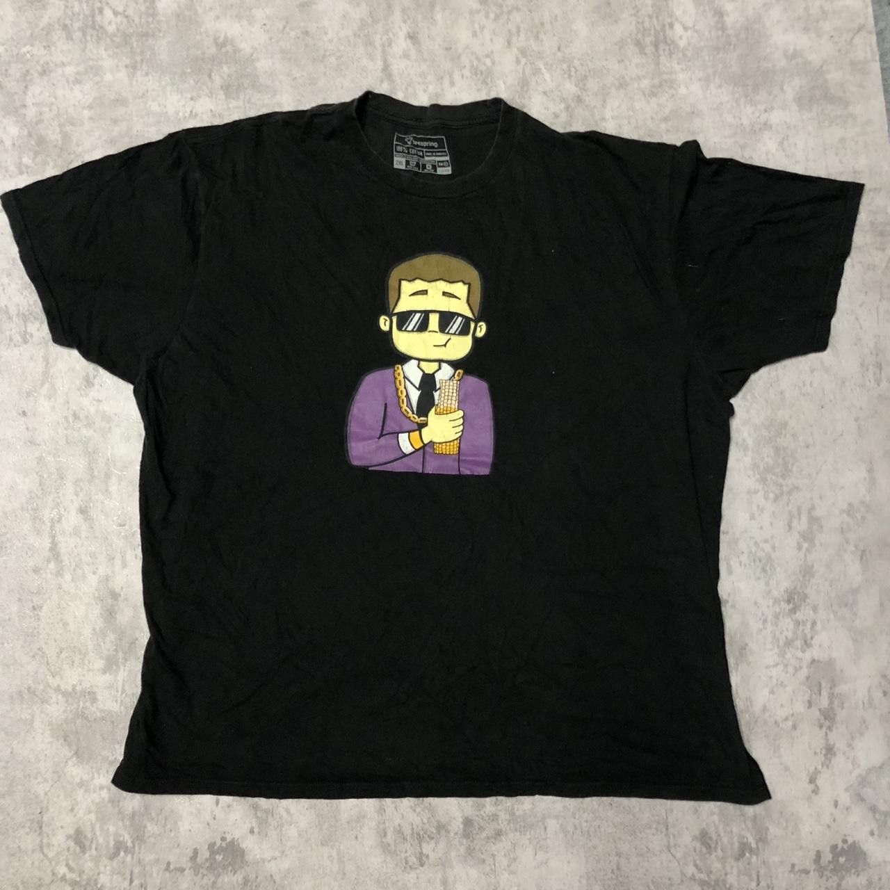 Other Black graphic tee with a bold cartoon design Size US XXL / EU 58 / 5 - 2 Thumbnail