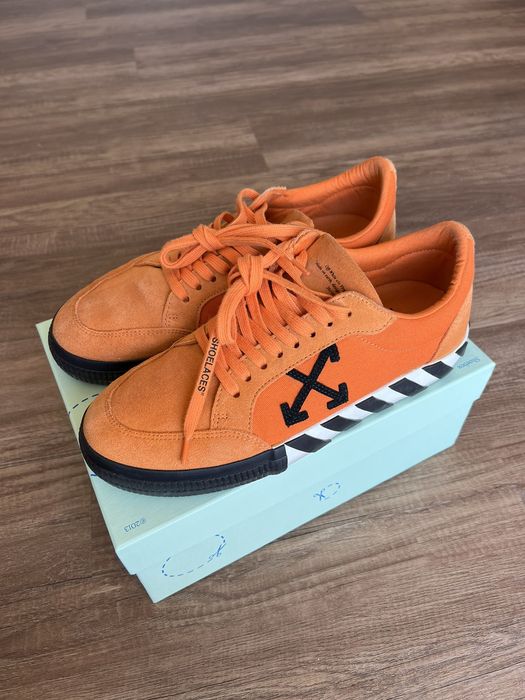 Off-White Off-White Vulcanized Low Top Orange Shoes | Grailed