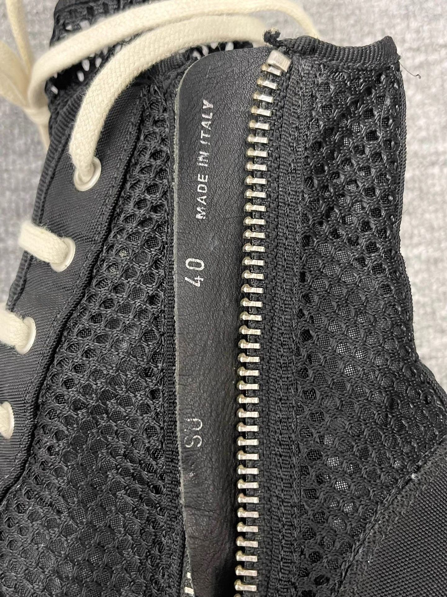 Rick Owens Rick Owens Mesh High Top Sneakers K34 Size US 7 / EU 40 - 7 Thumbnail