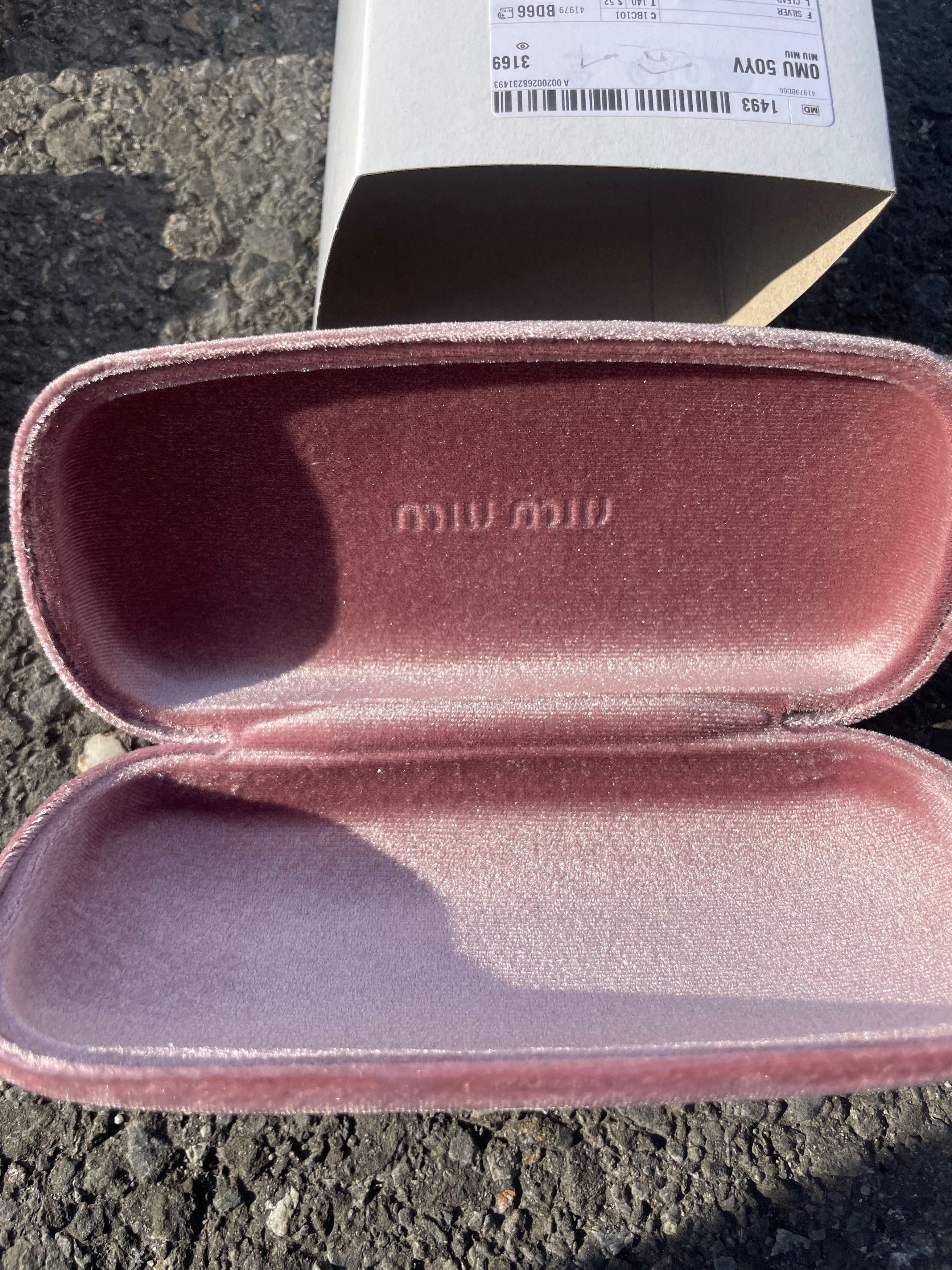 Miu Miu MIU MIU rimless glasses 50YVVISTA Size ONE SIZE - 4 Thumbnail