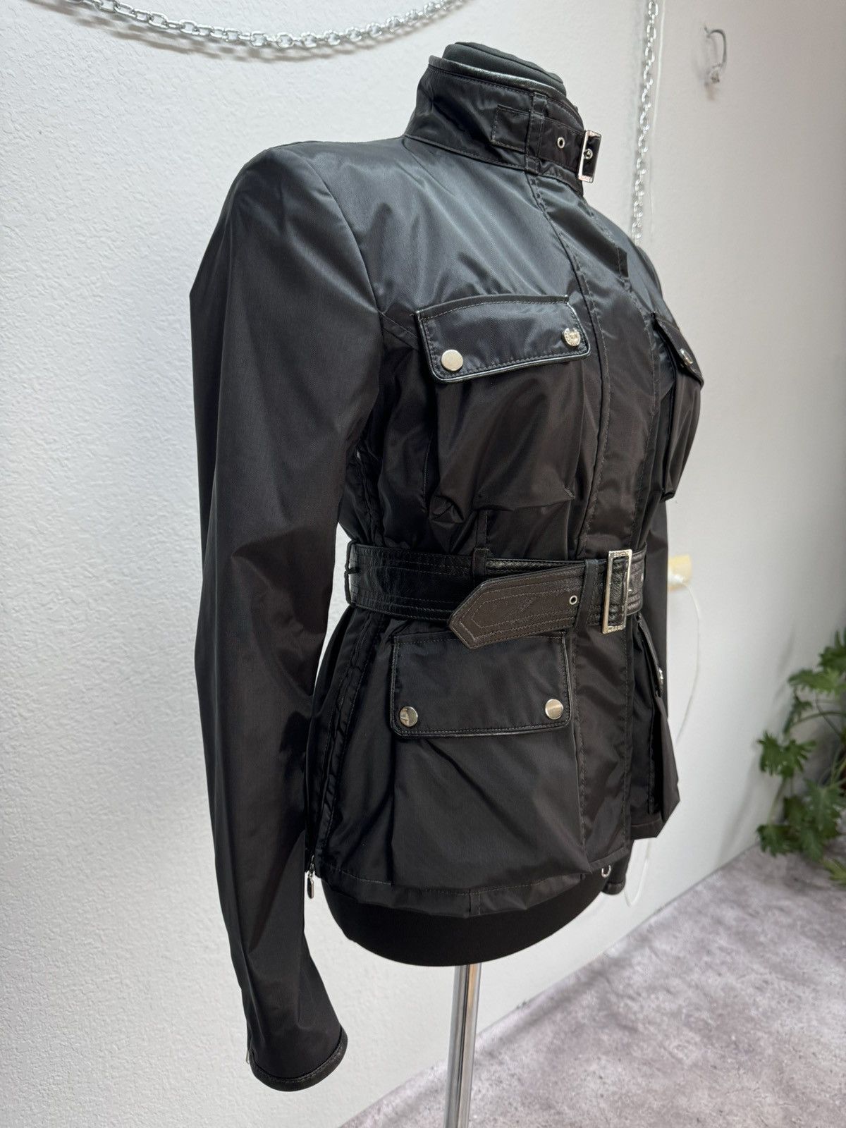 Belstaff × Designer Women's Belstaff Gold Label Jacket Belted Black Size 42 Size US XS / EU 42 / 0 - 5 Thumbnail