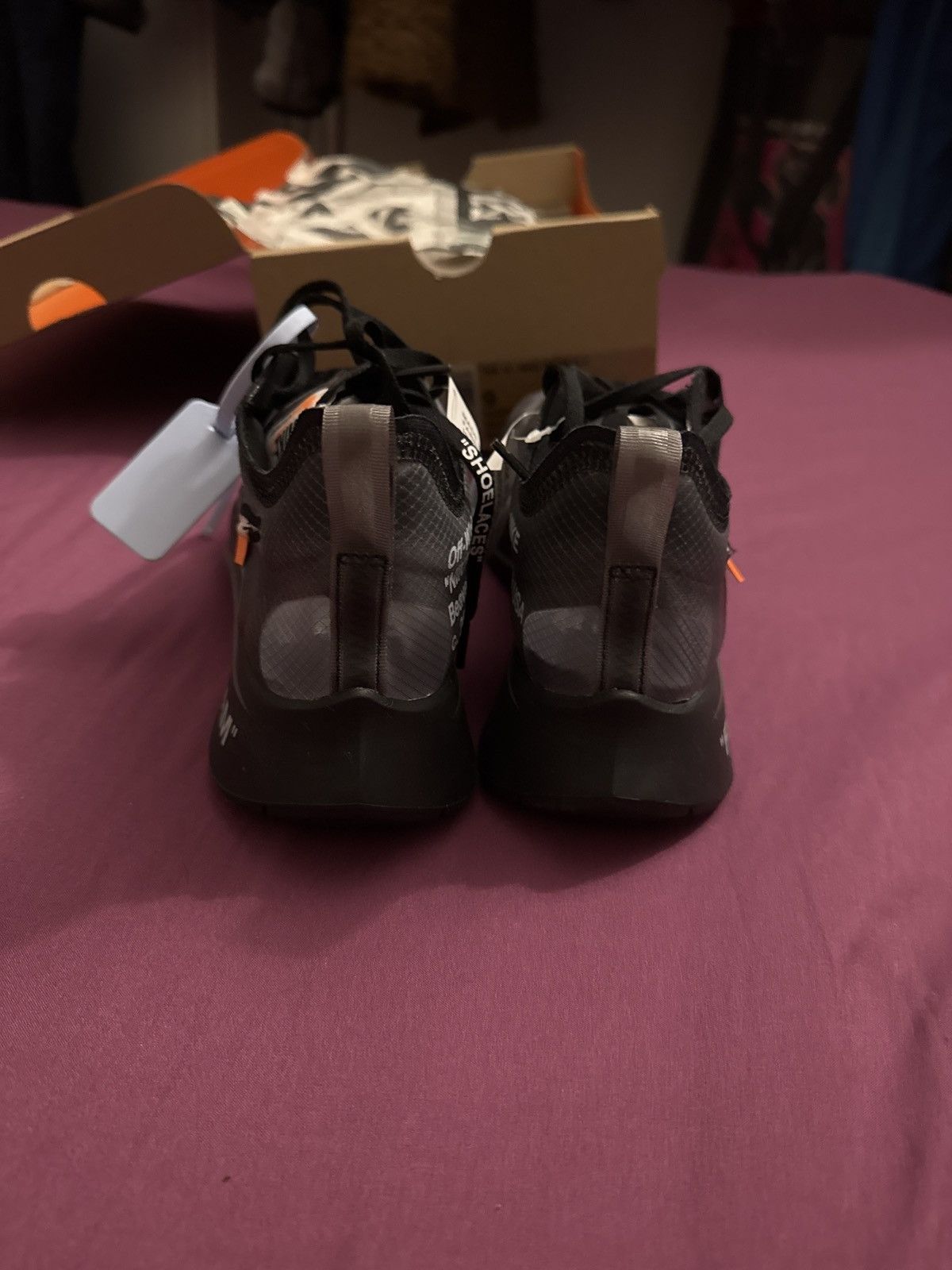 Nike × Off-White Nike zoom fly x off white black Size US 9 / EU 42 - 4 Thumbnail